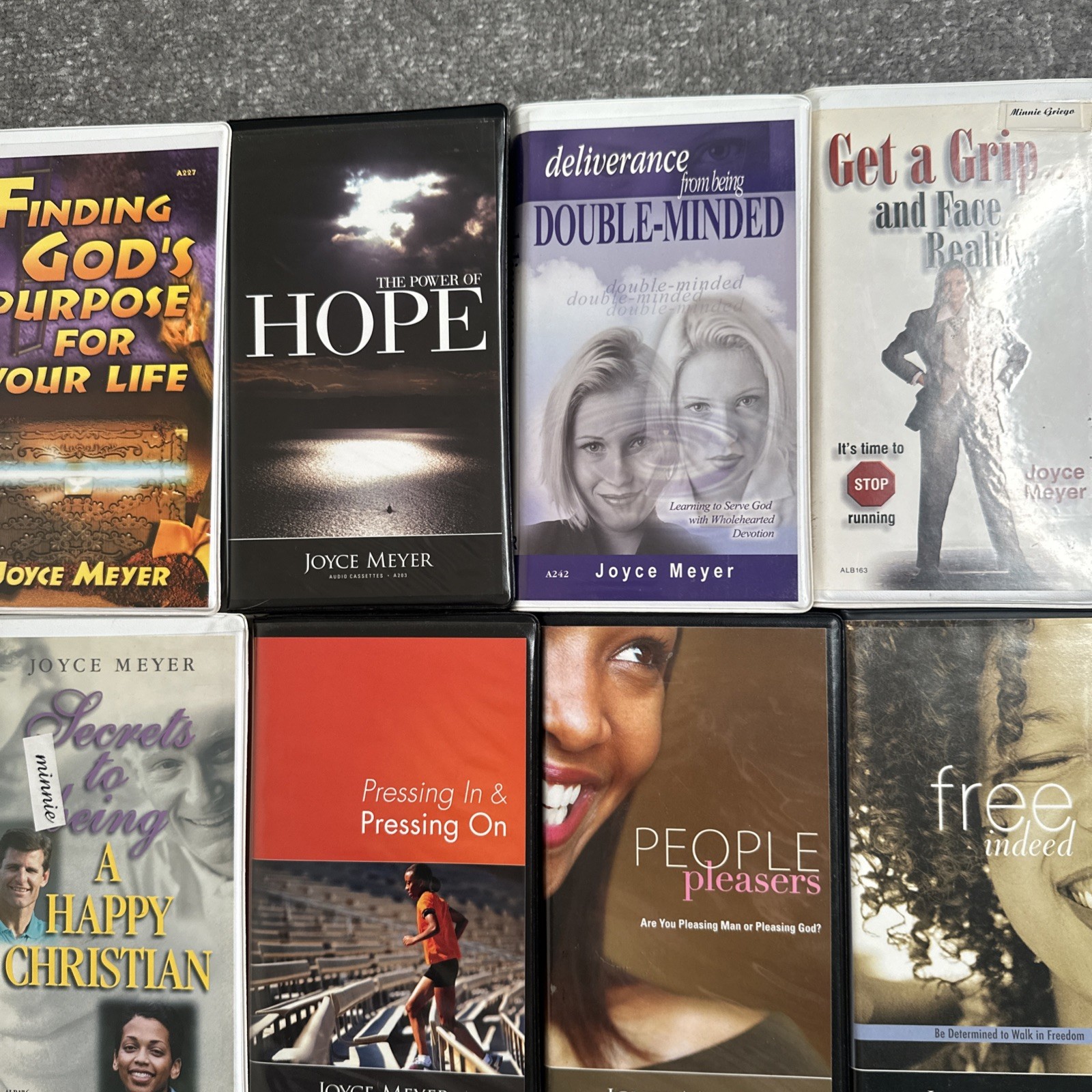 Lot Of 21 Joyce Meyer Ministries Audio Cassette Tapes Sets & VHS Mixed Lot