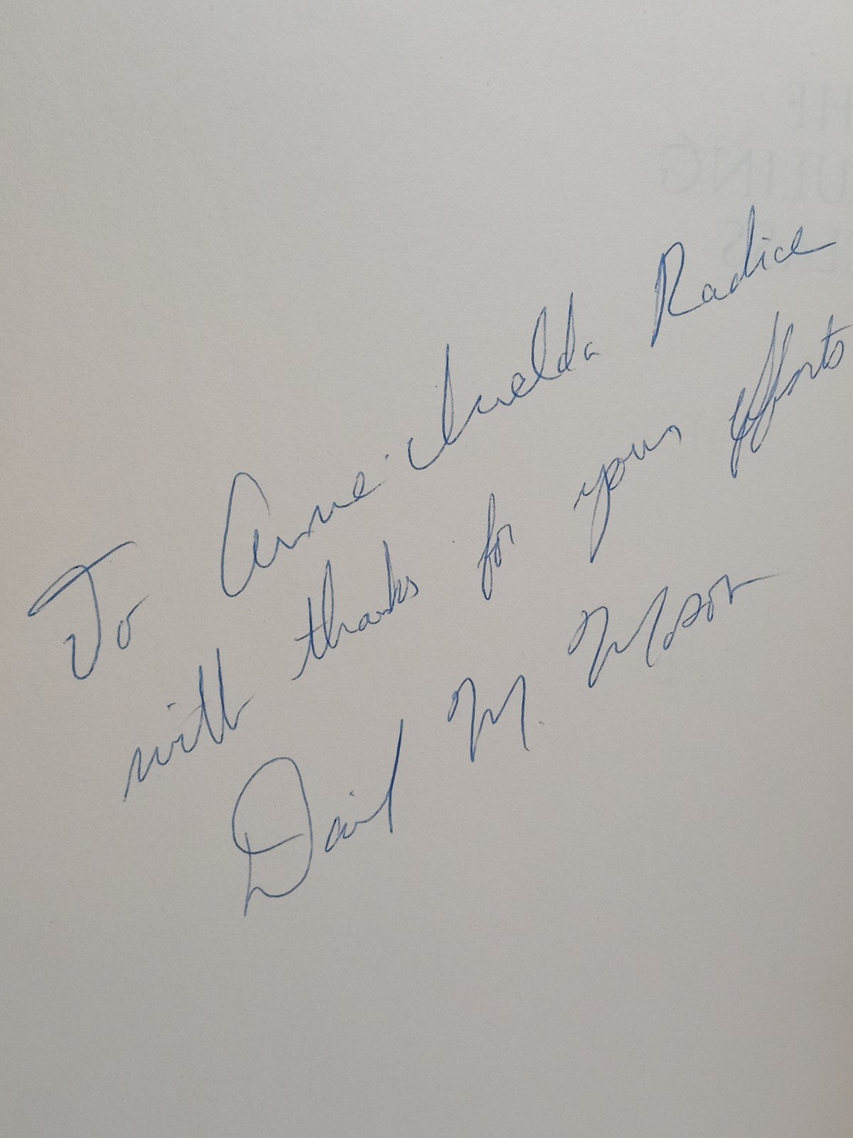 Signed The Ruling Class Eric Felten Heritage Foundation Congress Autographed