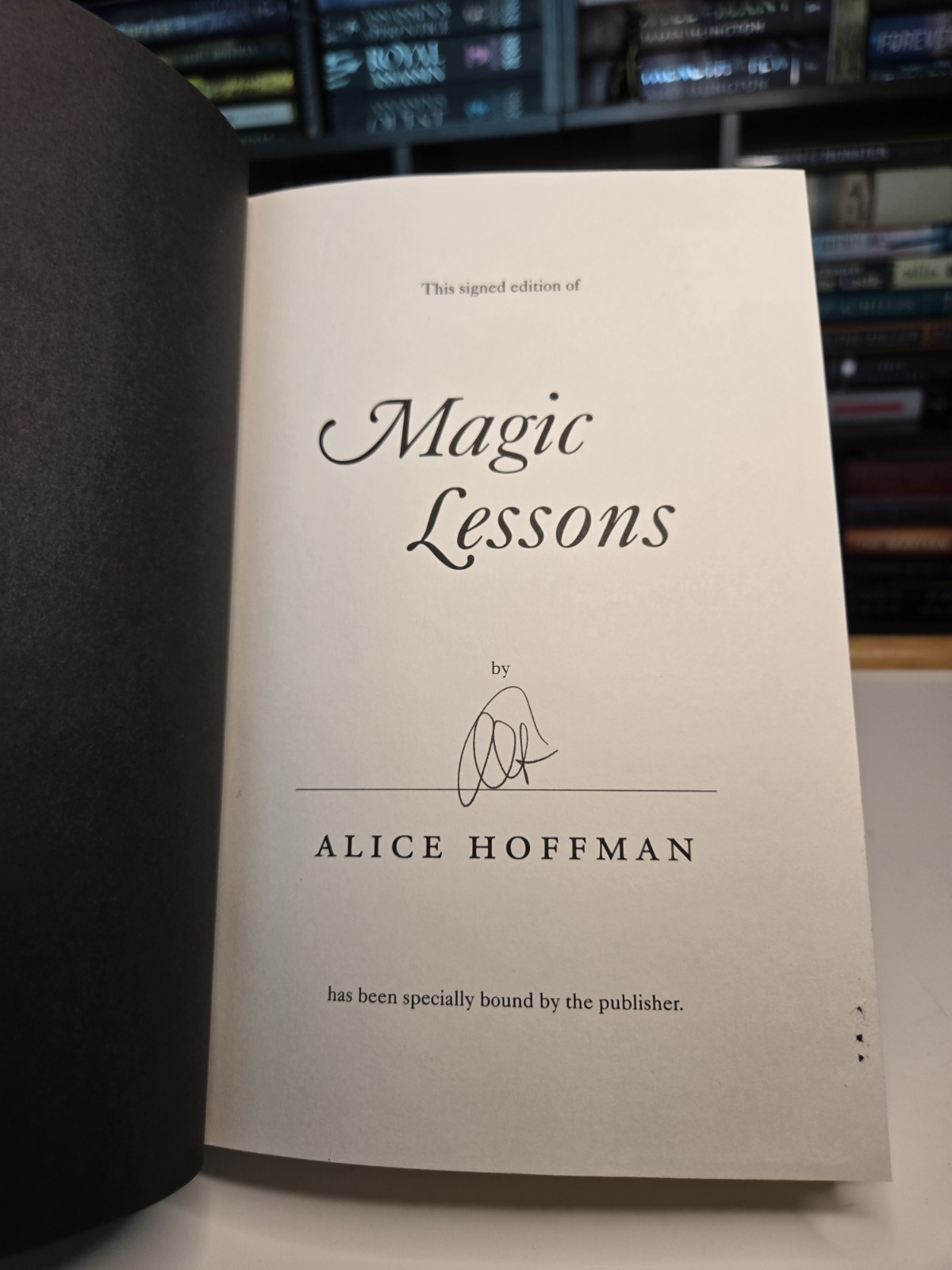 Magic Lessons by Alice Hoffman Hardcover Signed Edition 1st/1st (2020)