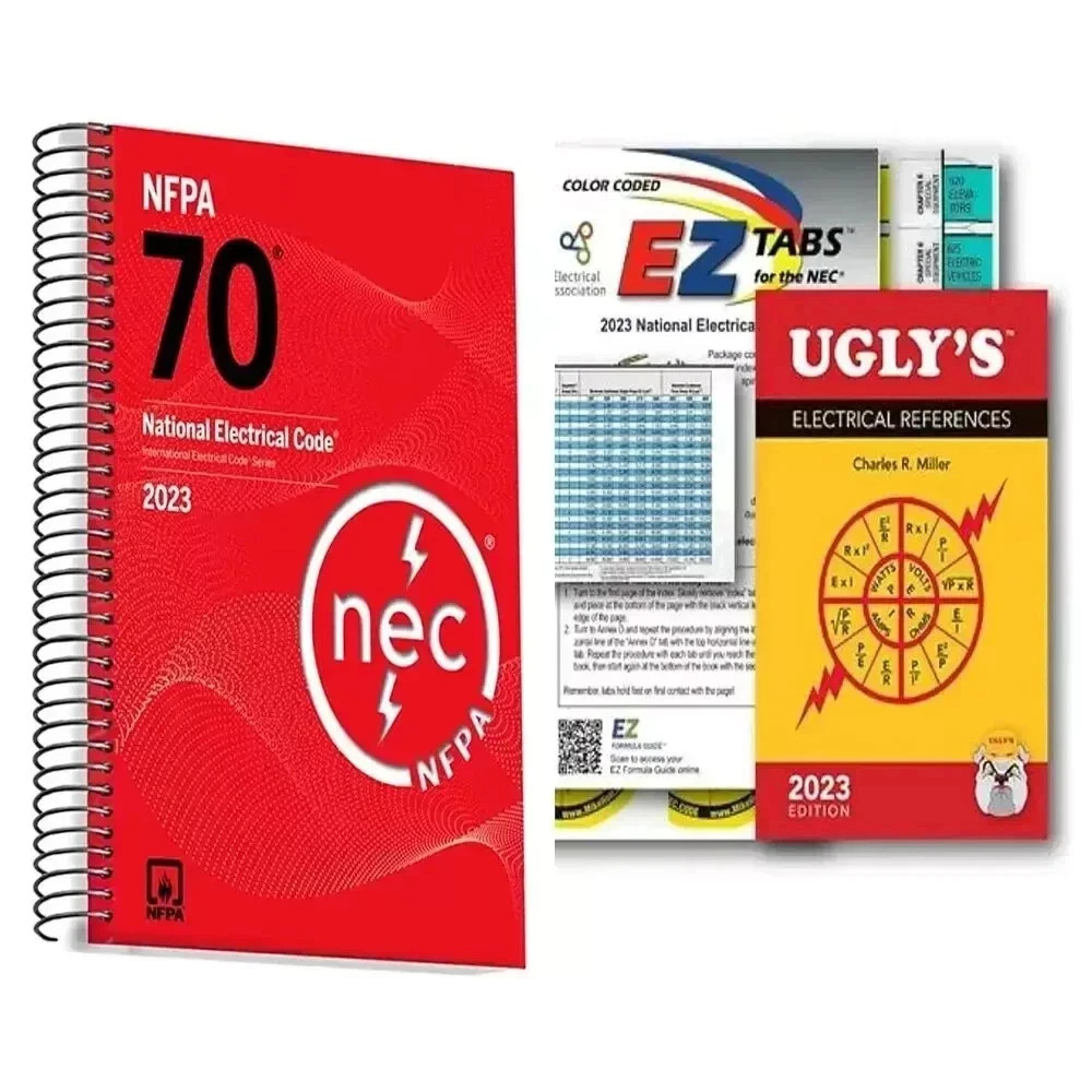 NFPA 70 2023 NEC Code Book + Ugly&rsquo;s Electrical Ref Spiral +EZ TAB USA STOCK