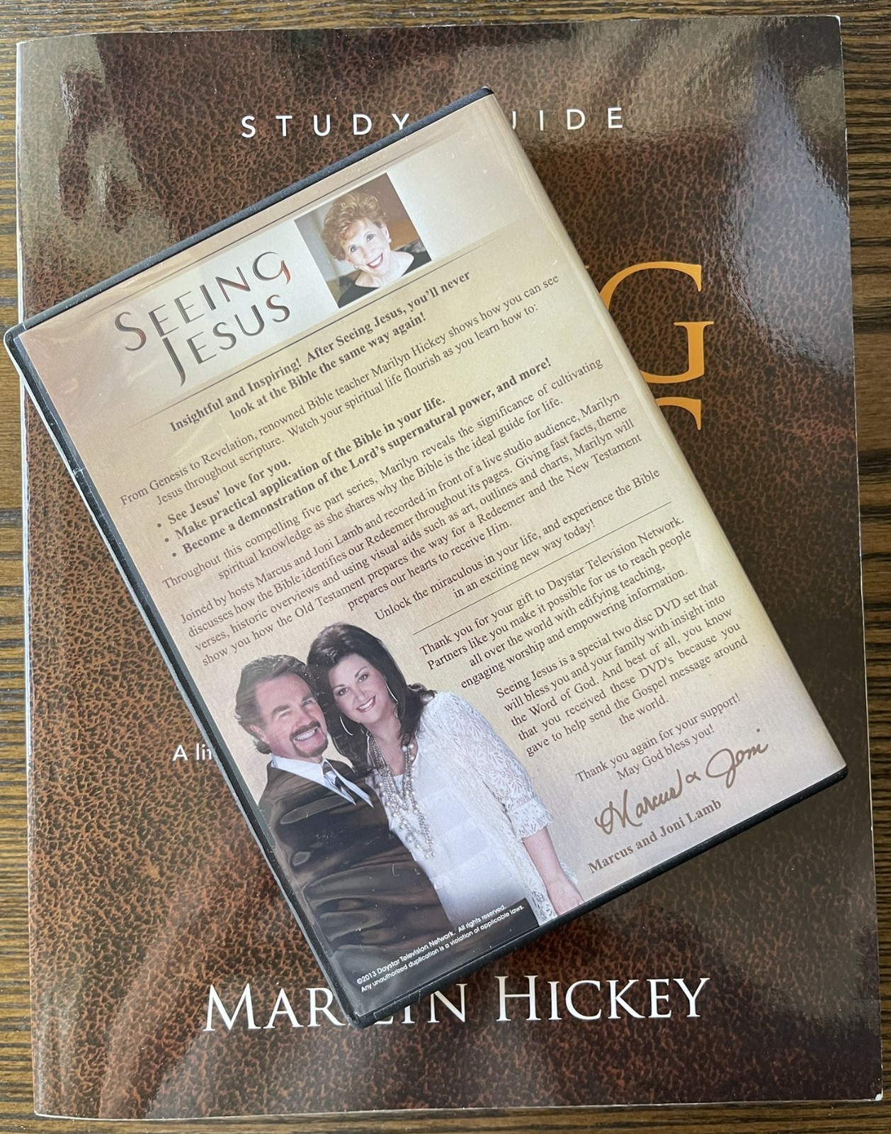 Seeing Jesus Bible Encounter Study and 2 DVD&rsquo;s Guidebook by Marilyn Hickey :VG+
