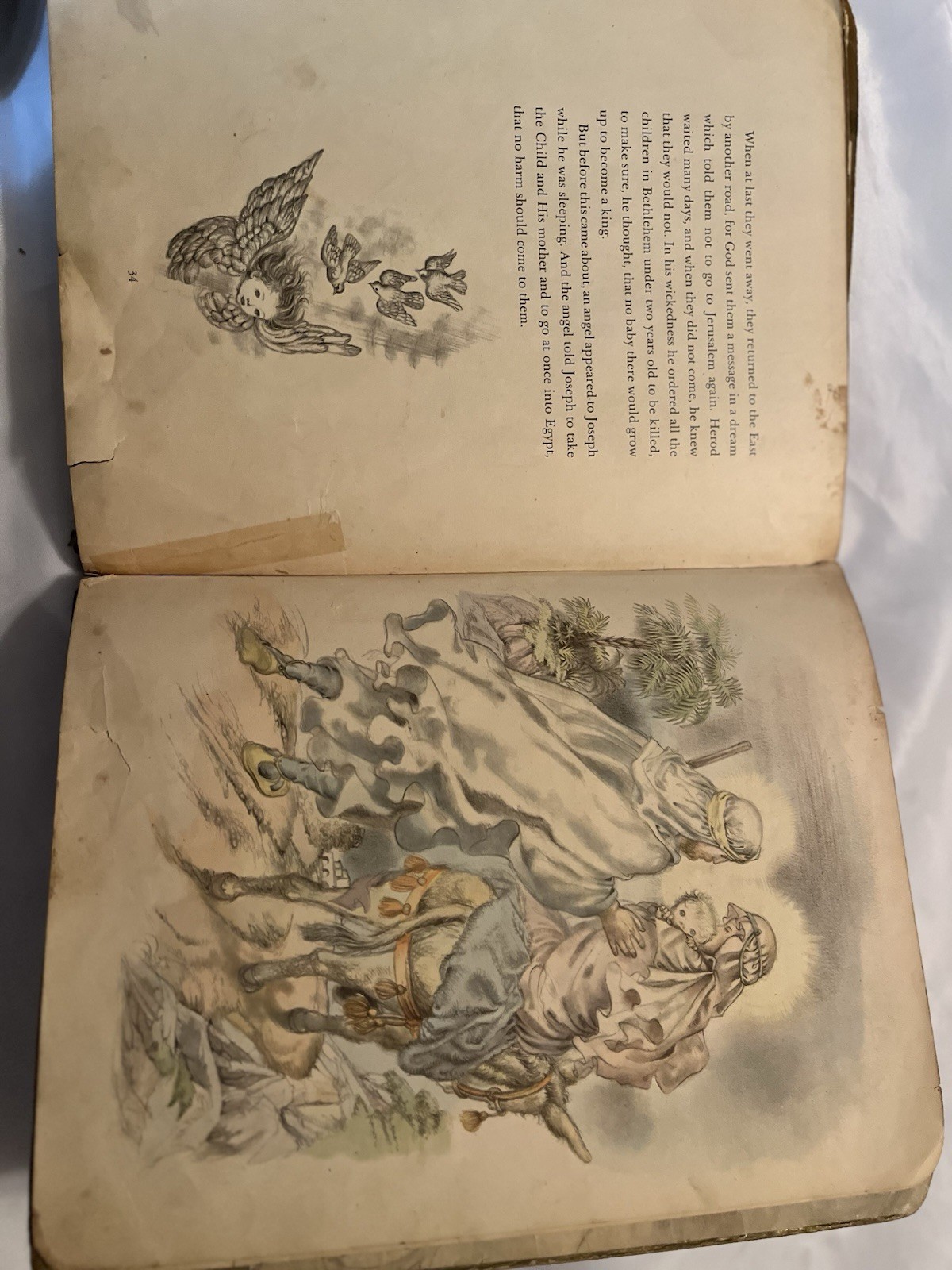 A Child&rsquo;s Story of the Nativity, Masha, 1943, Hardback, Random House, 12.25&Prime;