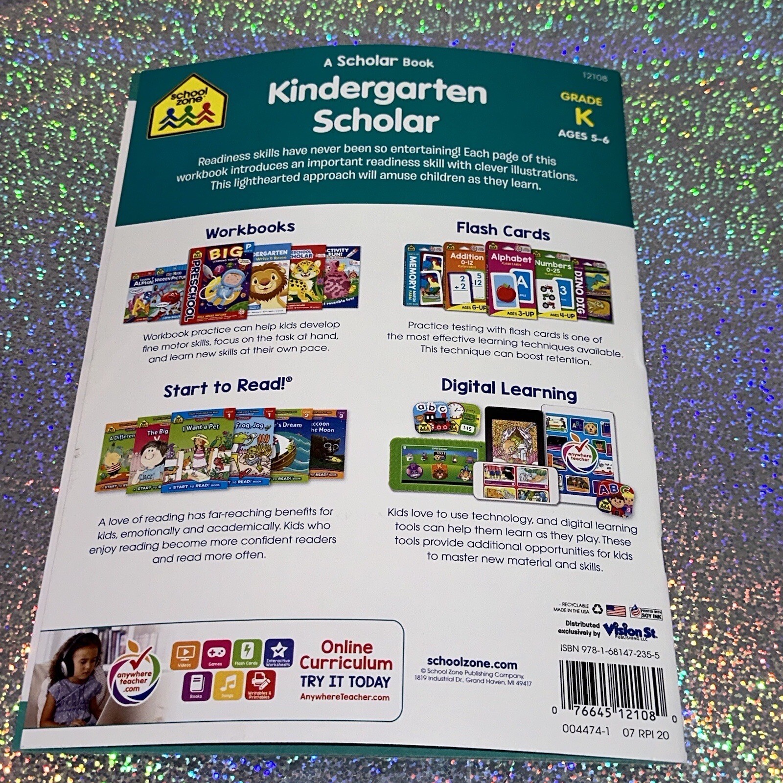Preschool-Kindergarten Workbooks Lot of 4 Educational Resources Practice