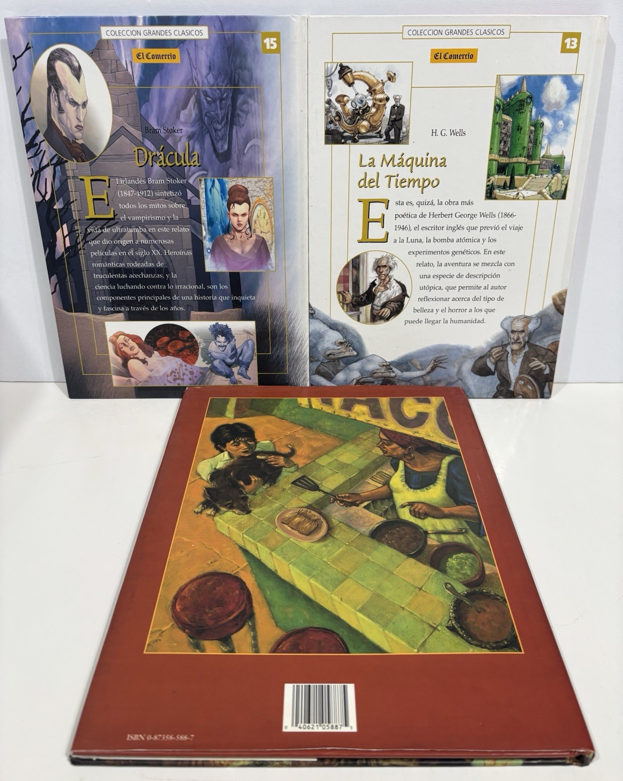 2 Spanish Coleccion Grandes Clasicos and 1 Bilingual Children&rsquo;s Books Hardcover