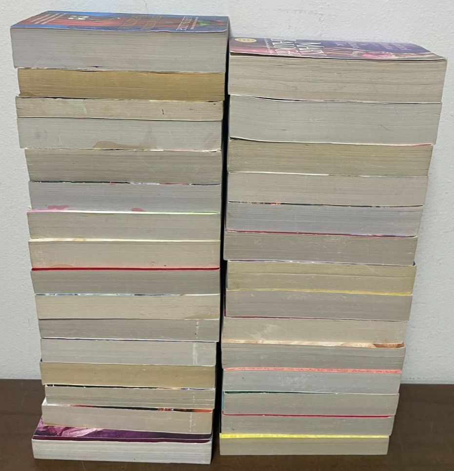 Regency ROMANCE Book Lot of 30 mixed Popular Authors Paper Back Novels Novellas