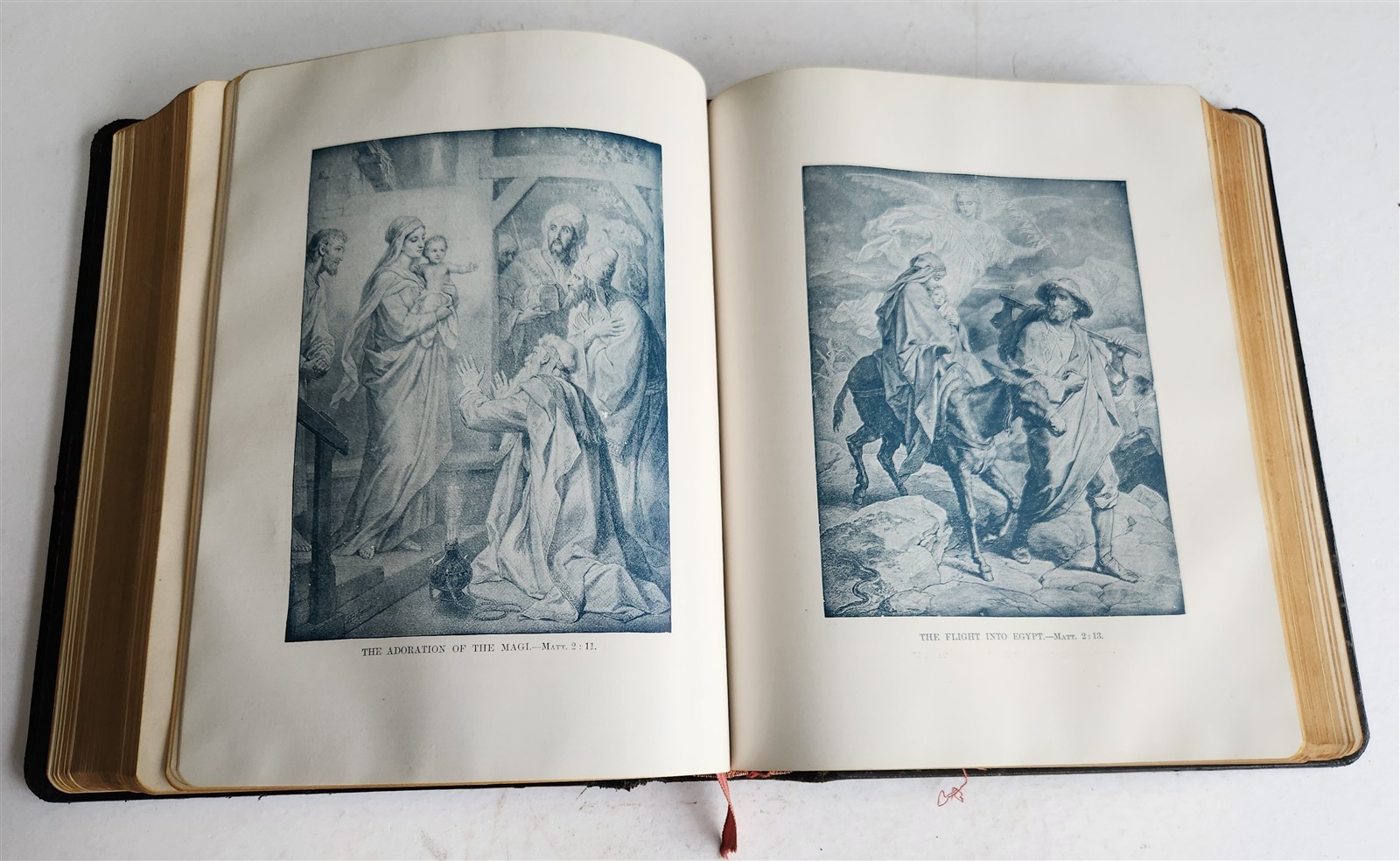 1931 BIBLE MASONIC ILLUSTRATED FOLIO antique printed in PHILADELPHIA AMERICANA