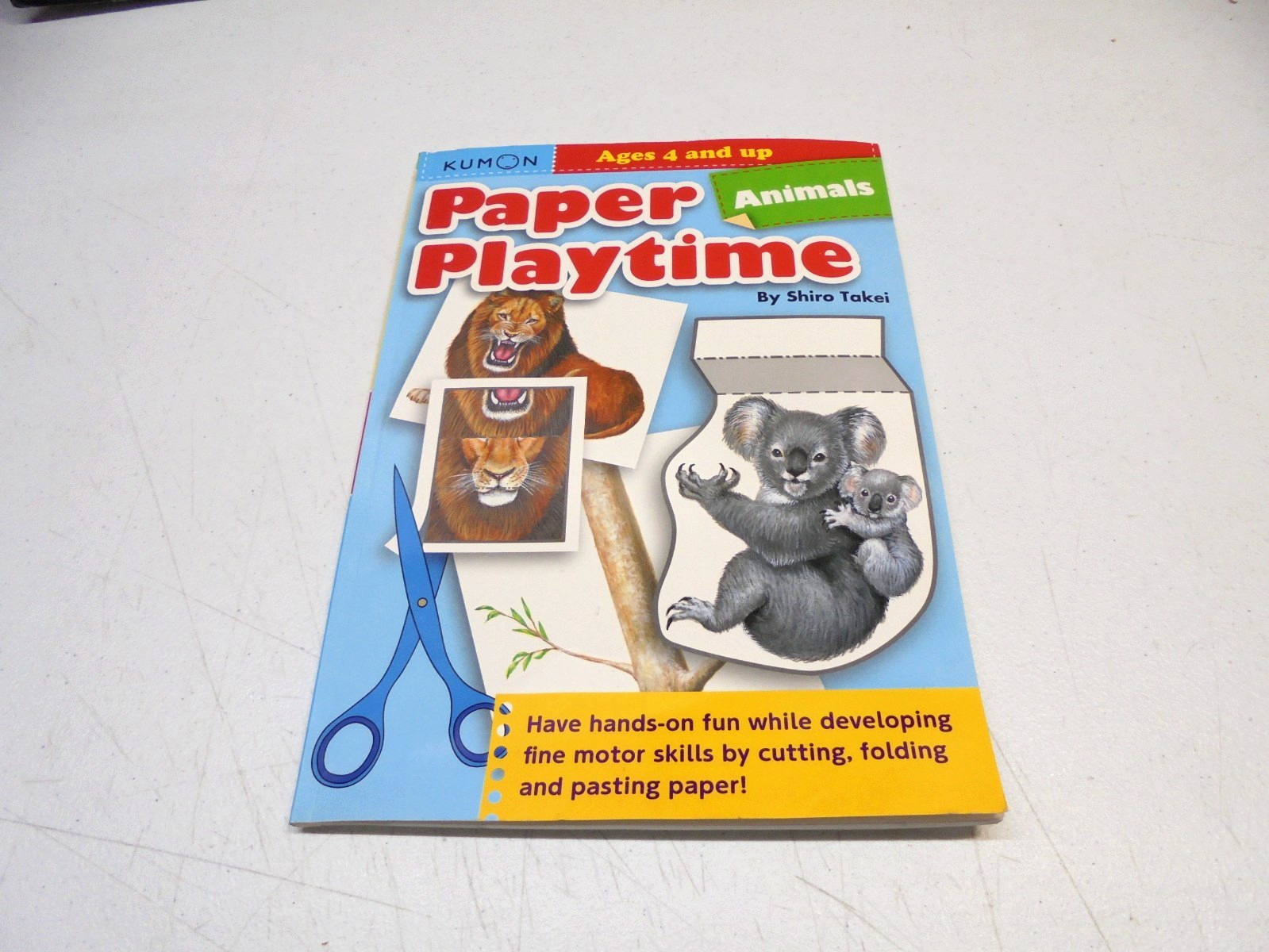 Paper Playtime Animals Cut & Paste Activity Book