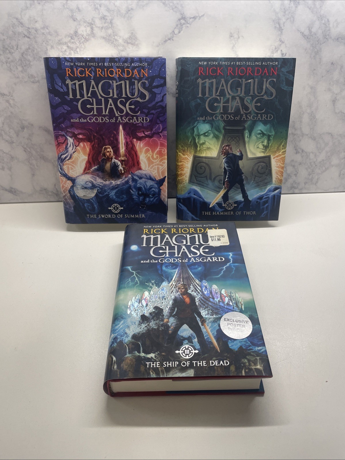 Magnus Chase 1-3 & Kane Chronicles Series 1-3 Complete Set Lot HC Rick Riordan