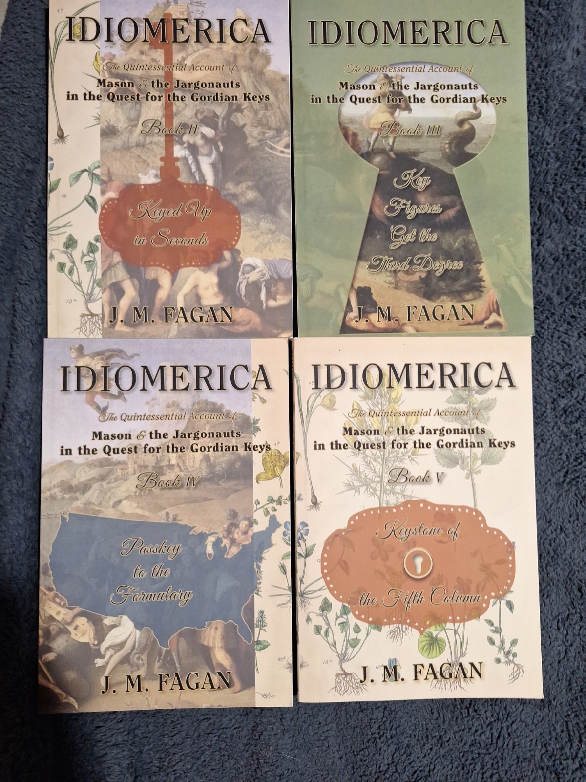 Idiomerica Mason & The Jargonauts In The Quest For The Gordian Keys Books 2-5