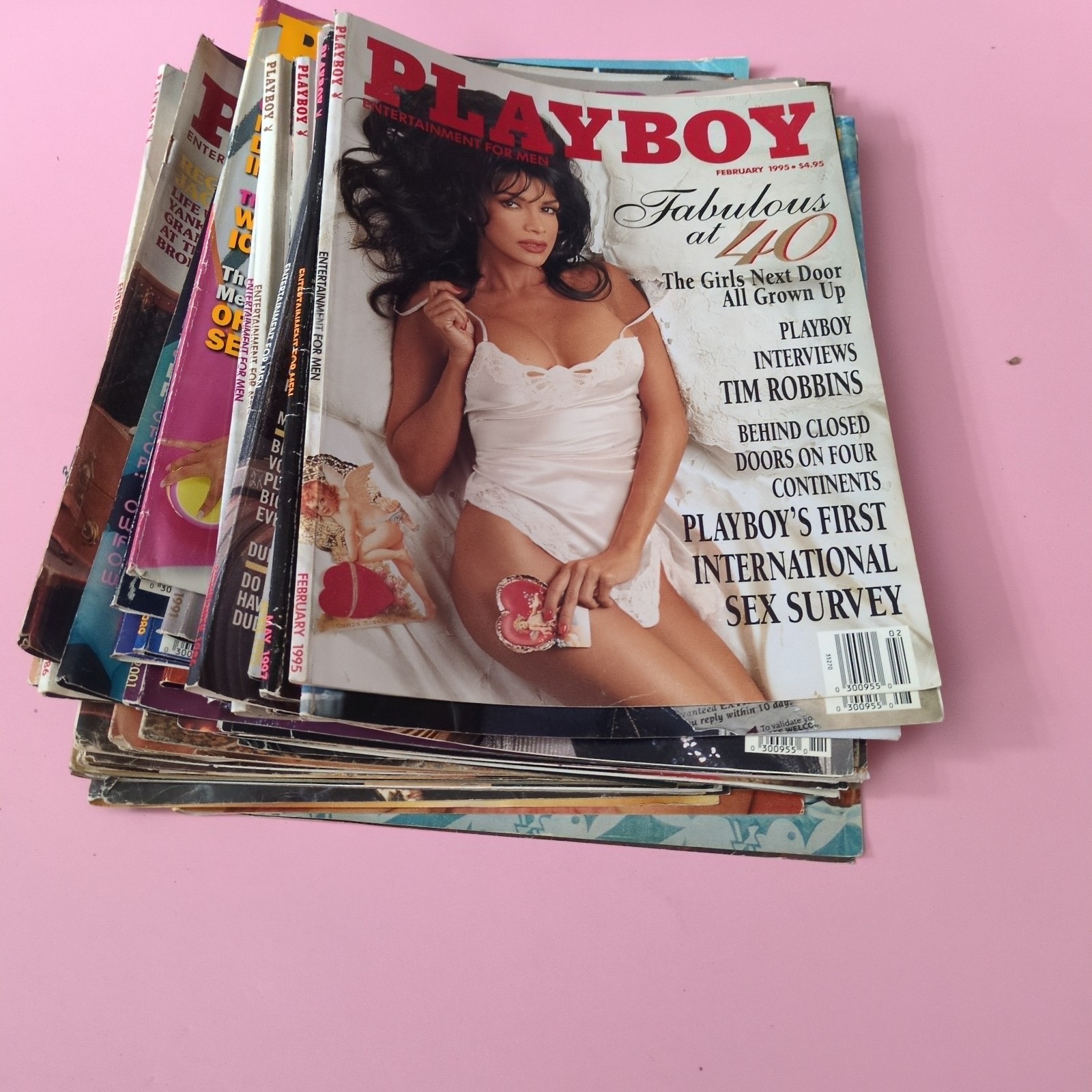 50 Playboy Magazine Cover Only Mixed Lot