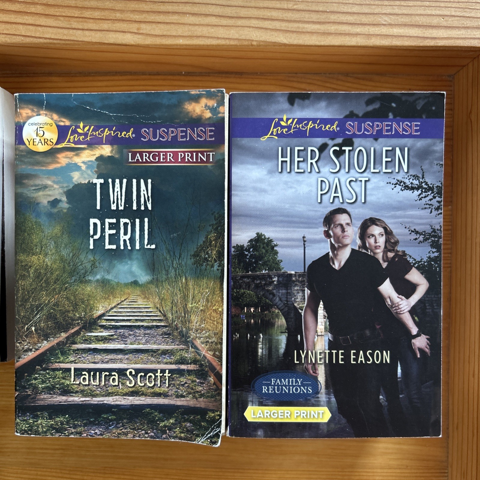 Love Inspired Suspense Inspirational Romance Paperback Larger Print Lot of 25