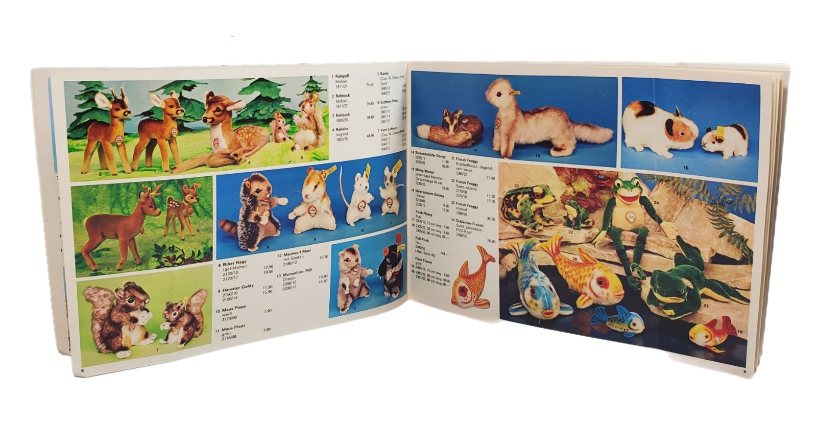 Vtg 1972 Steiff Button Ear Program Catalog 47 Pages From West Germany In German