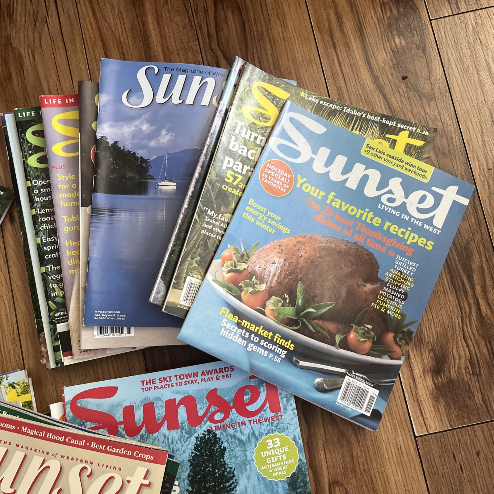 Lot Of 10 Random Pick Sunset Magazines 1960s To 2010s And Beyond . Food,Cooking