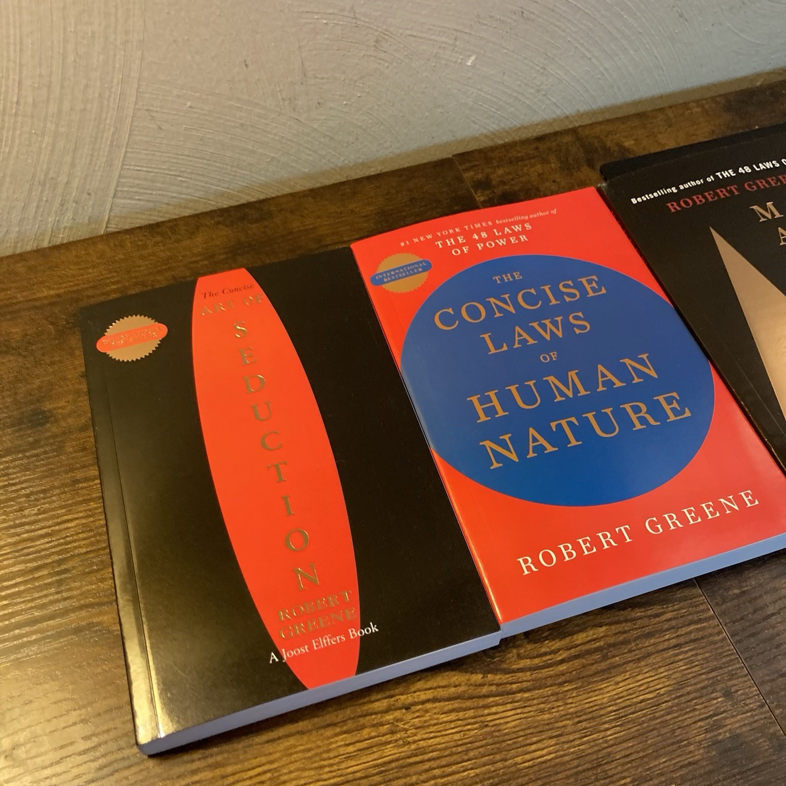 Robert Greene 5 Book Set Laws of Power Seduction Mastery Greene Collection Books