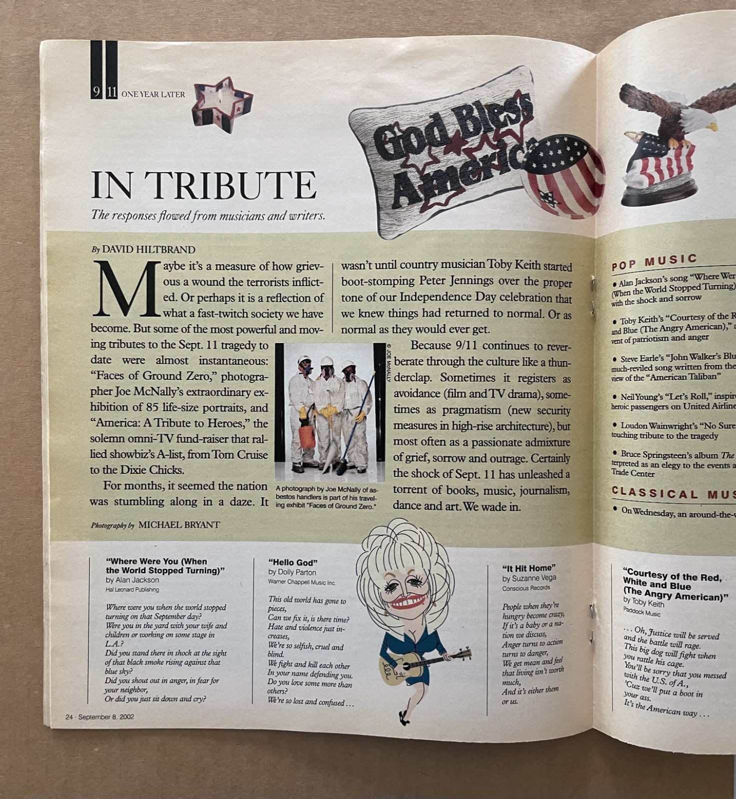 “9.11 One Year Later” 9-11-2001 Philadelphia Inquirer Magazine 47 pages 9/8/2002