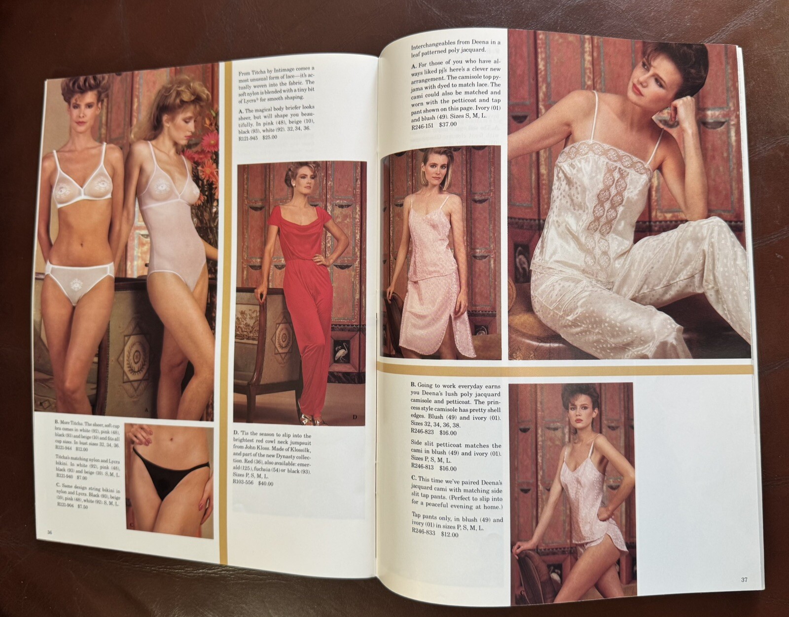 Victoria&rsquo;s Secret 1984 Gift Album Catalog 47+pages lastLetter Victoria 20morLstd