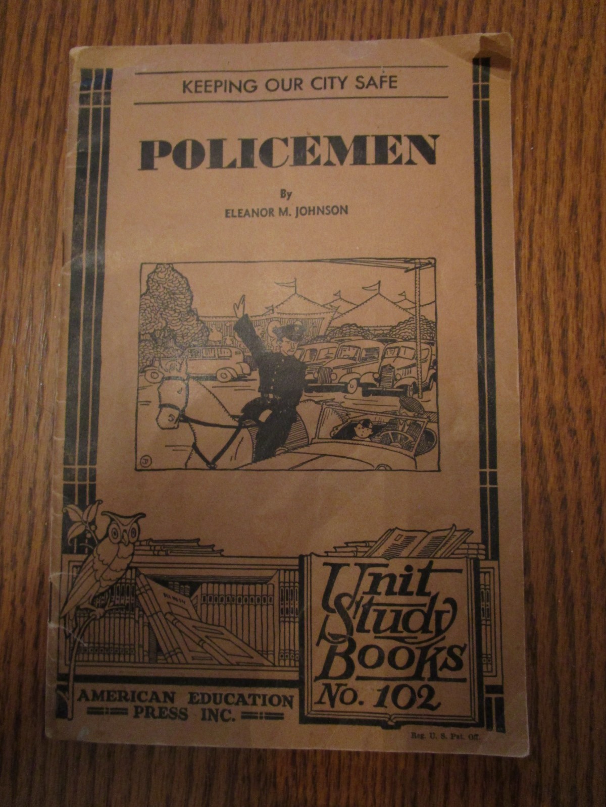 Unit Study Book no 102 Policemen BY Eleanor M. Johnson 1934 35 pages