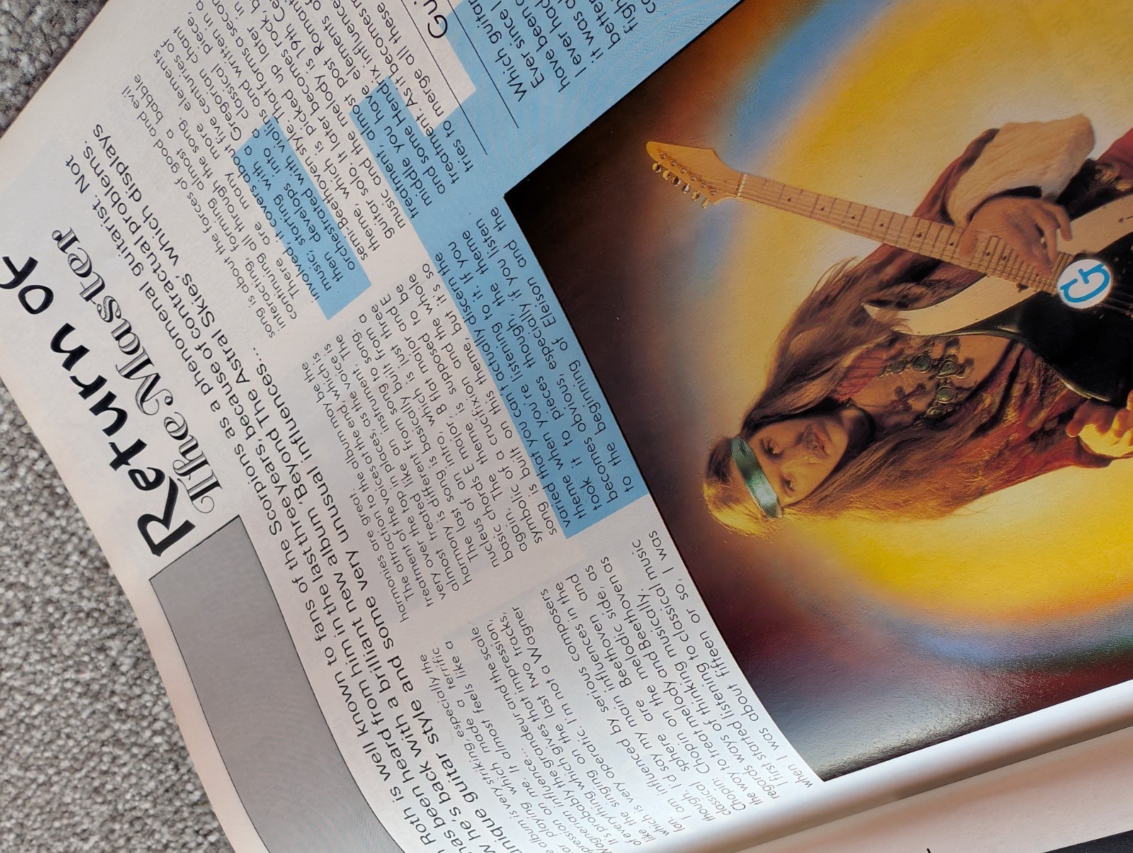 Guitarist Magazine Volume 1 No 10 Uli Roth – Scorpions, Marcus Miller March 1985