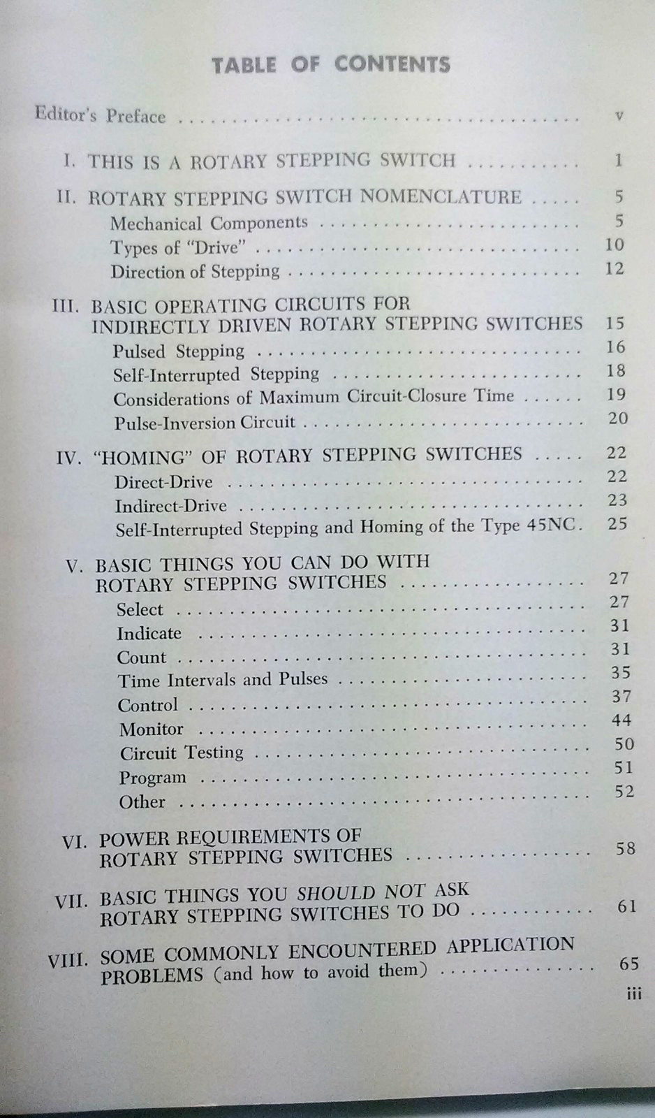 How to Use Rotary Stepping Switches Automatic Electric Manual