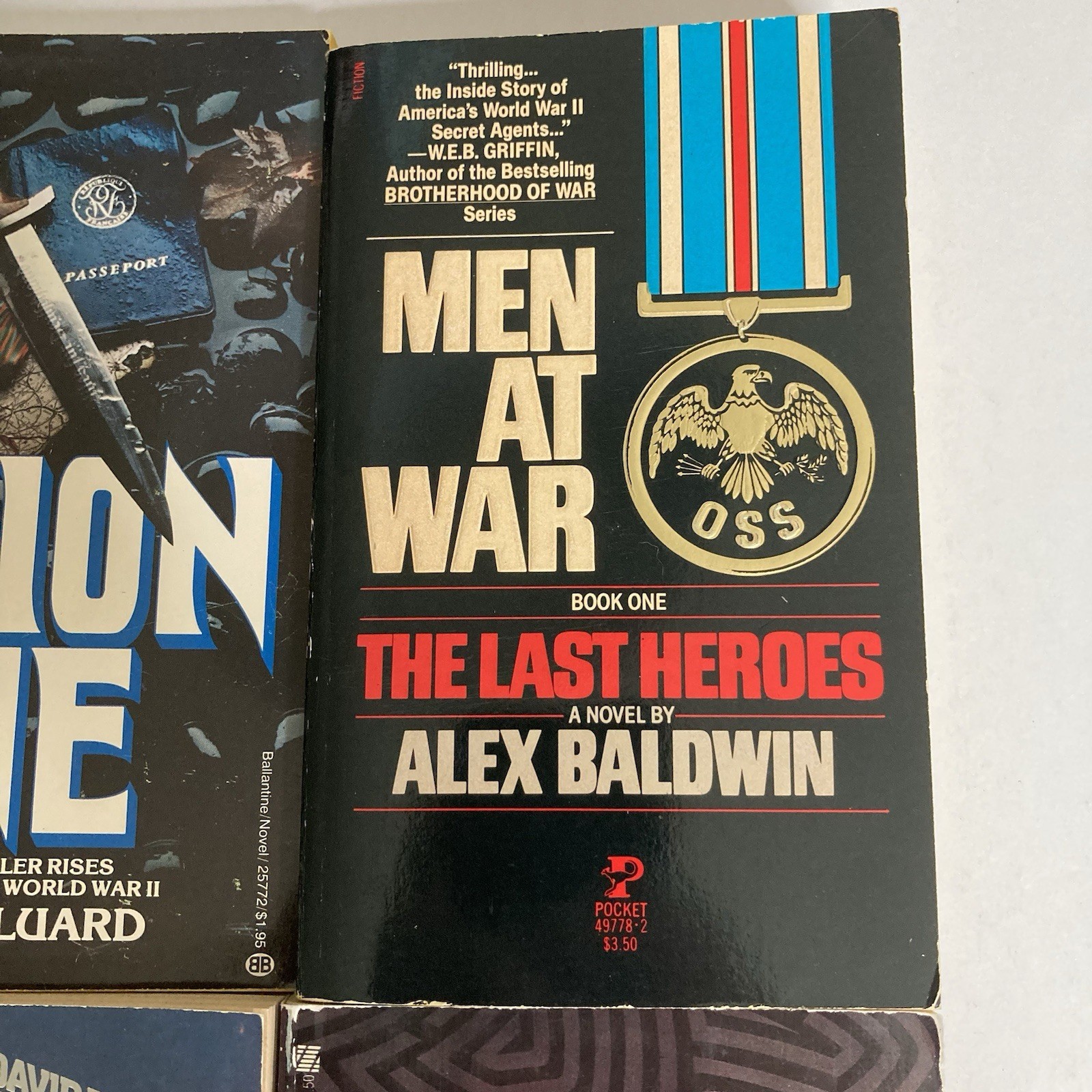 Mixed Lot of 16 Vintage WW2/Cold War Thrillers Paperback Books ’70s/’80s