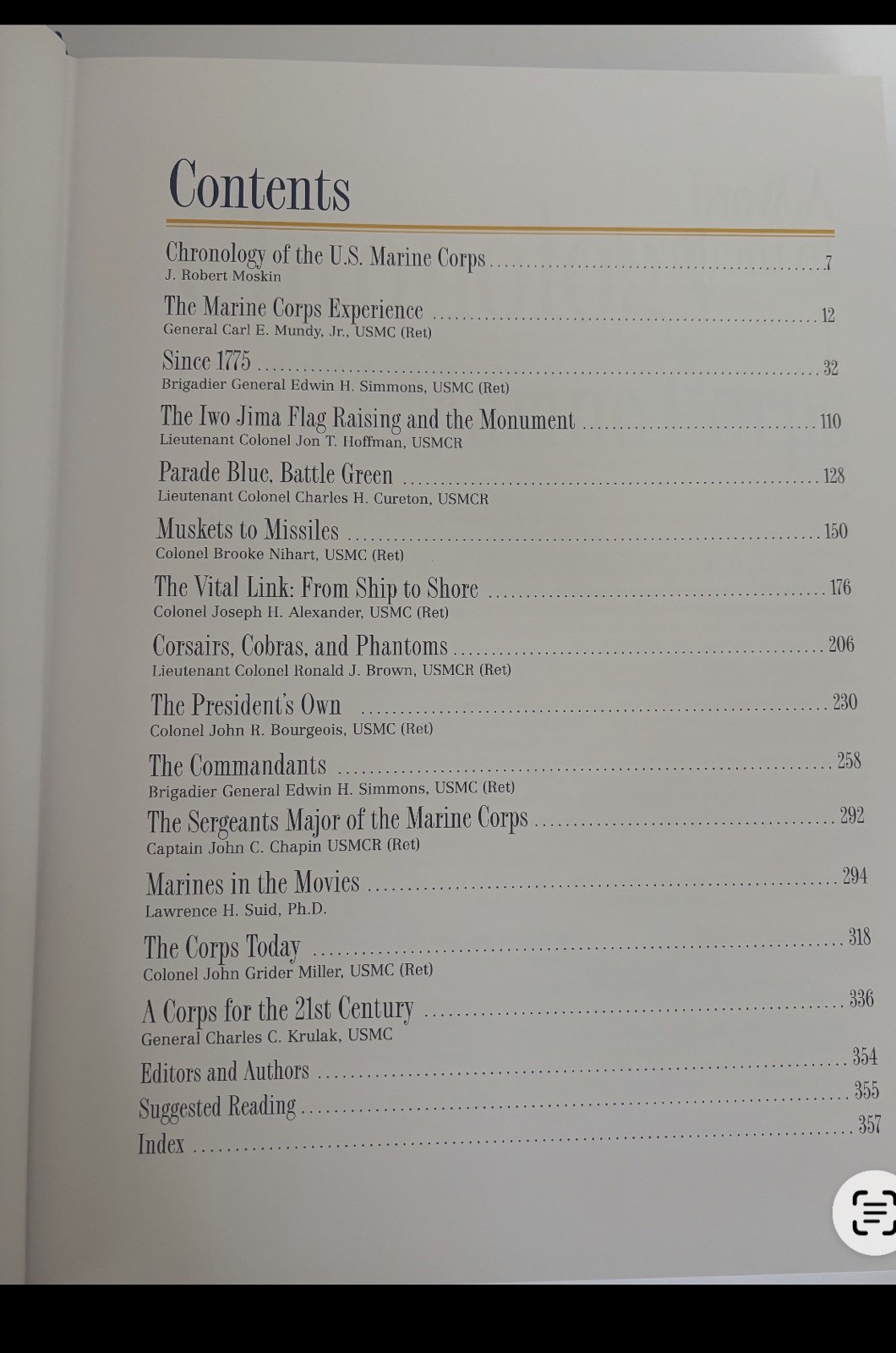 THE MARINES By Marine Corps Heritage Foundation J. Robert Moskin