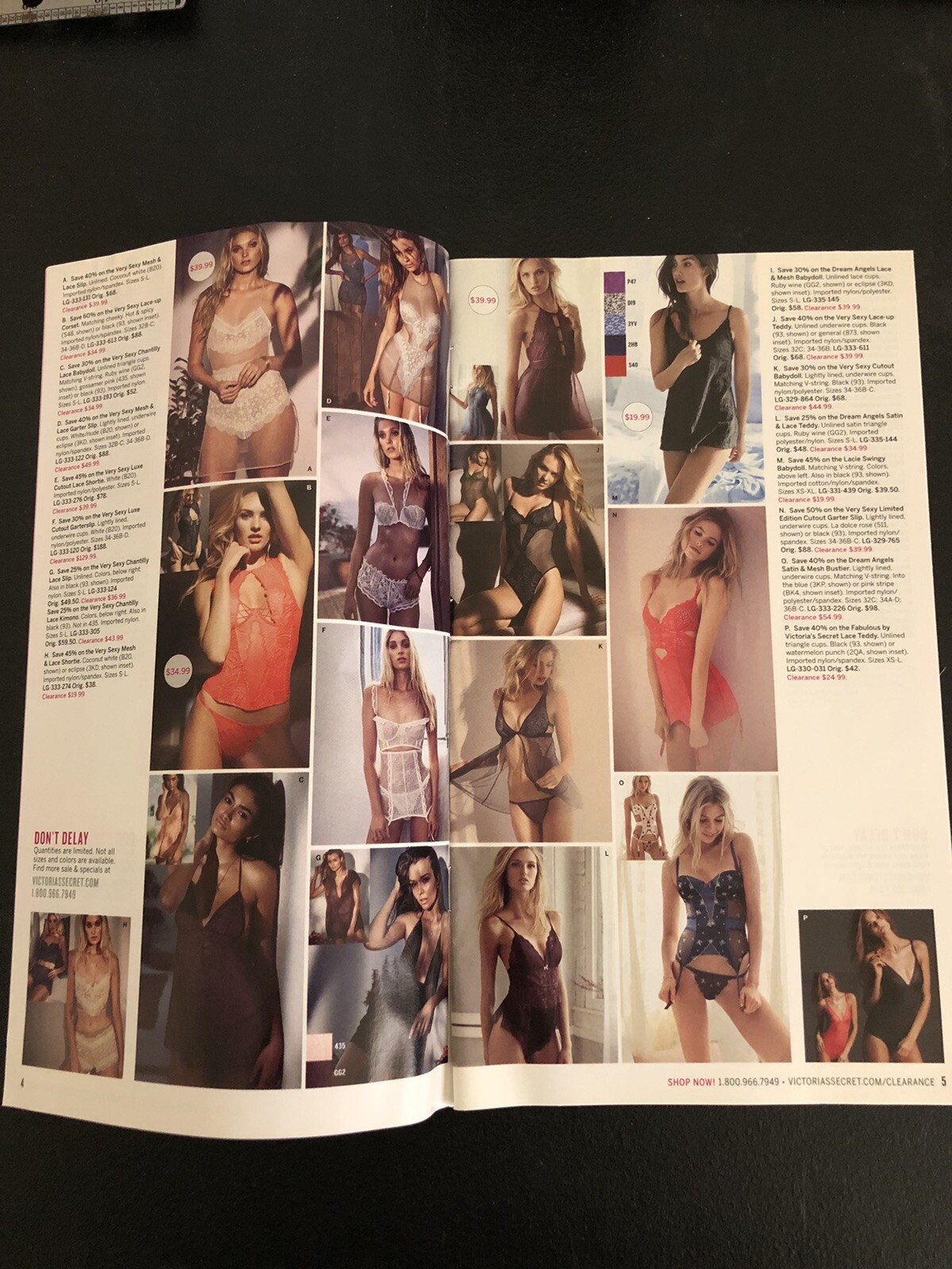 2015 Victorias Secret Mailer Catalog – 47 pages