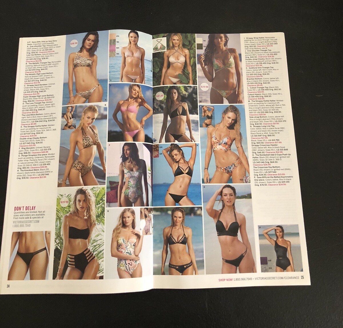 2015 Victorias Secret Mailer Catalog – 47 pages