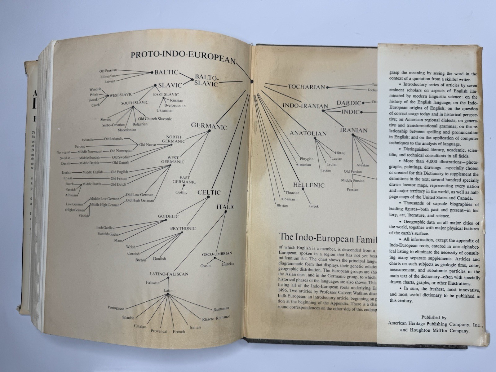 1969 The American Heritage Dictionary Of The English Language Good Rare