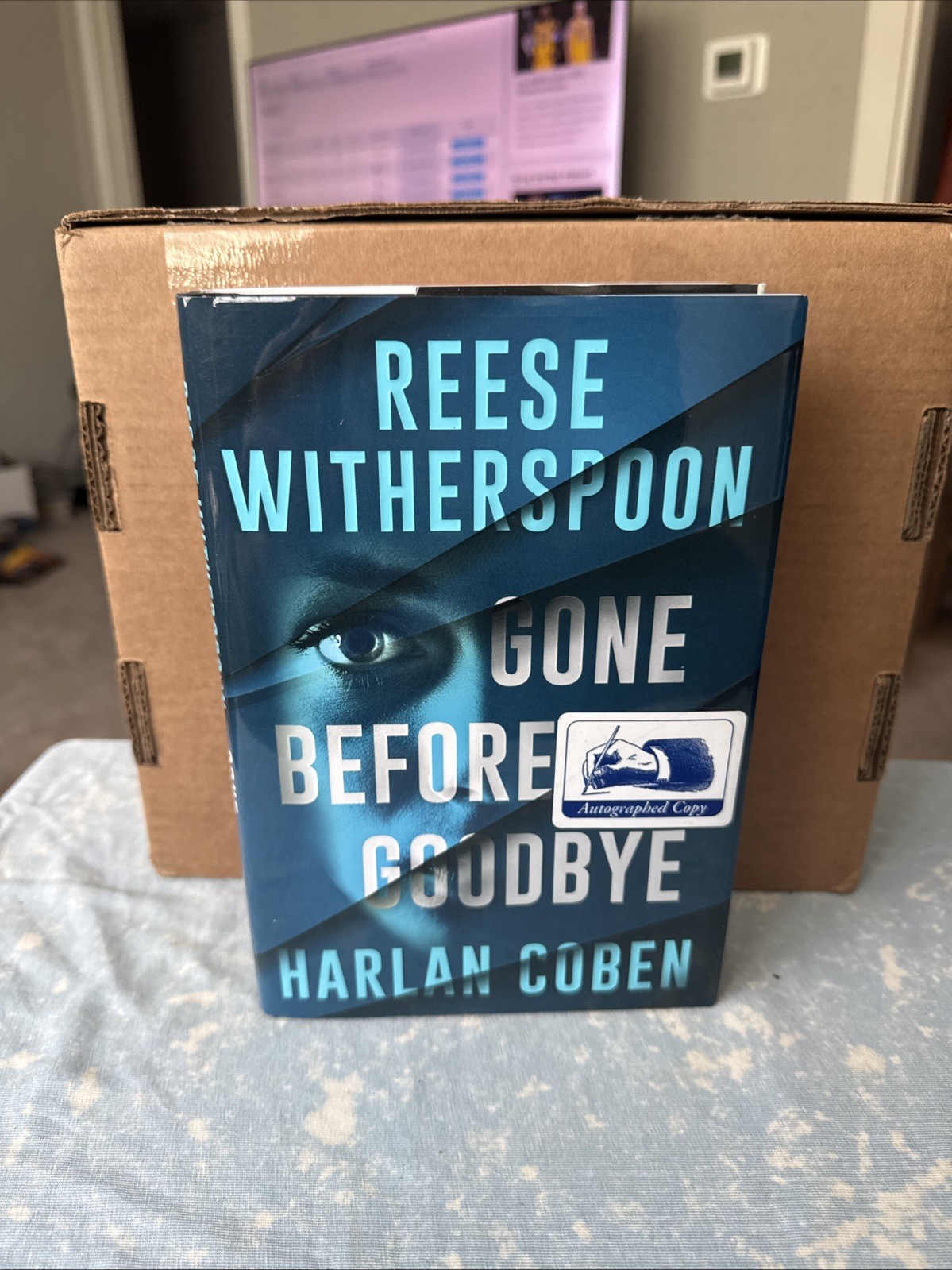 Gone Before Goodbye SIGNED Reese Witherspoon & Harlan Coben 2025,HC,1st/1st HCDJ