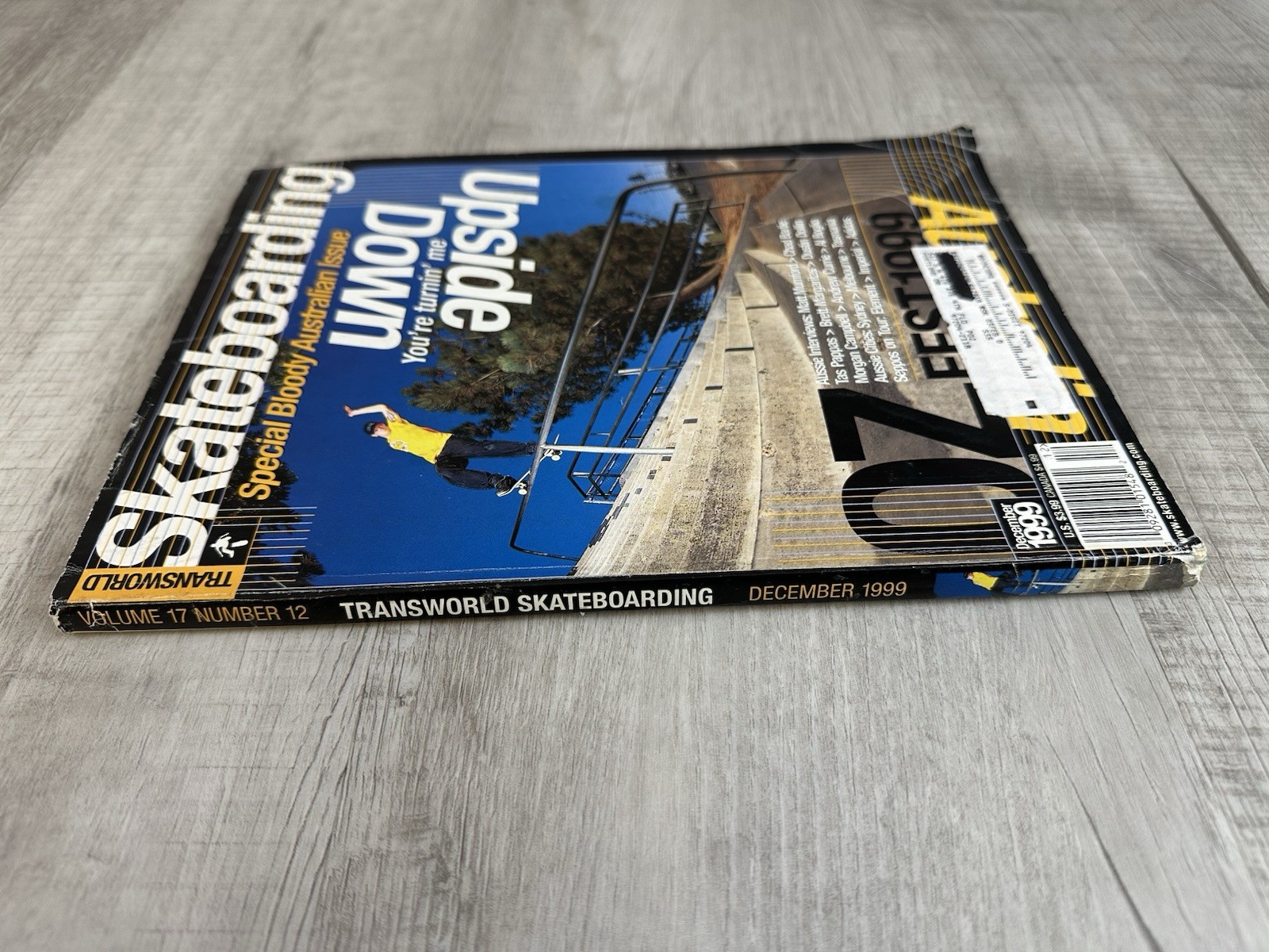 Transworld Skateboarding Magazine Volume 17 #12 December 1999 Australia OZ Fest