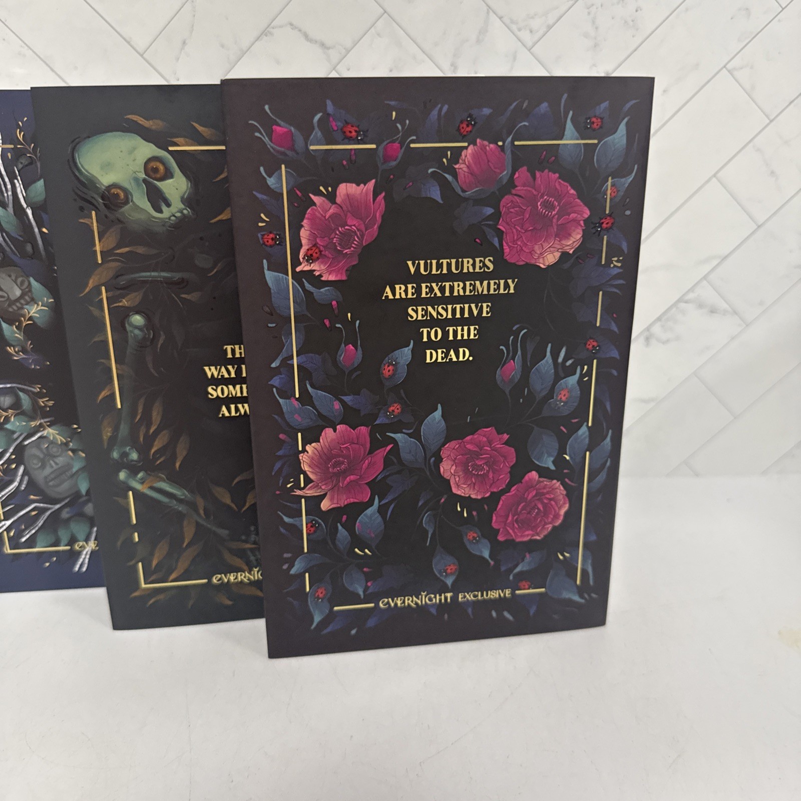 Illumicrate Evernight T. Kingfisher Set Hardback Exclusive Sprayed Edges Signed