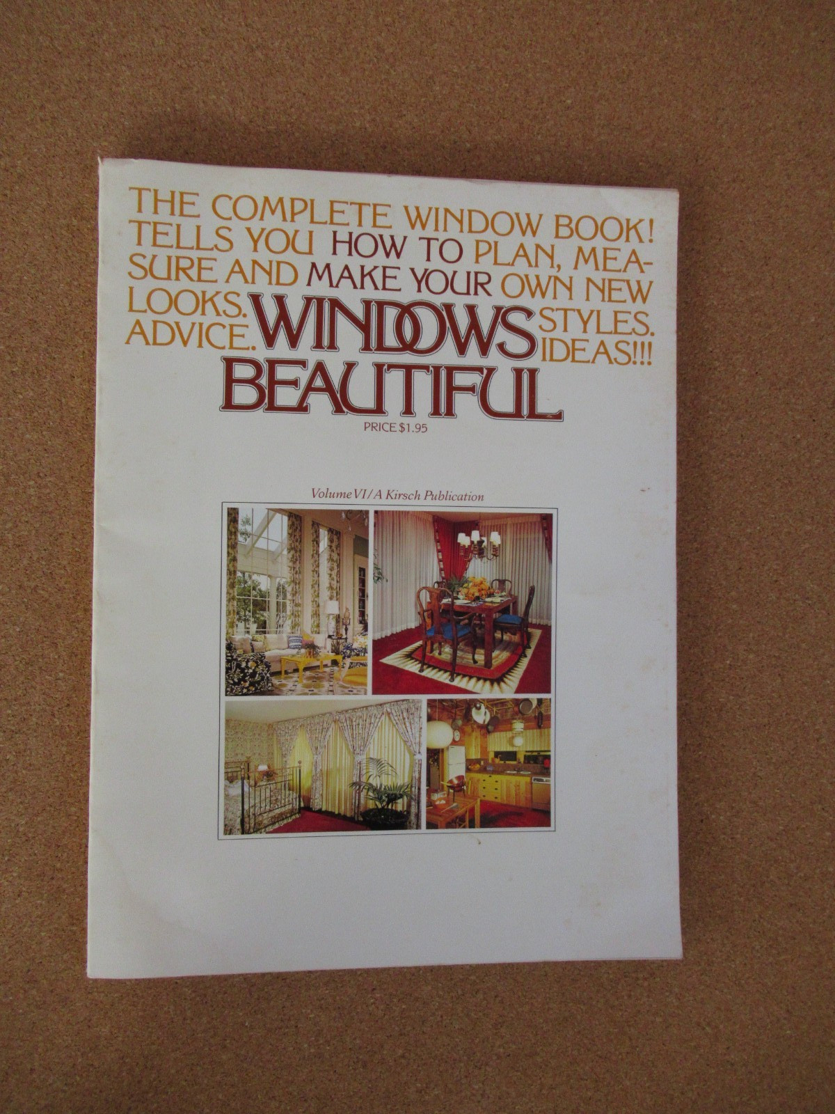 « How To Make Your Windows Beautiful », Kirsch Publication, 1970-80 Curtains Decor