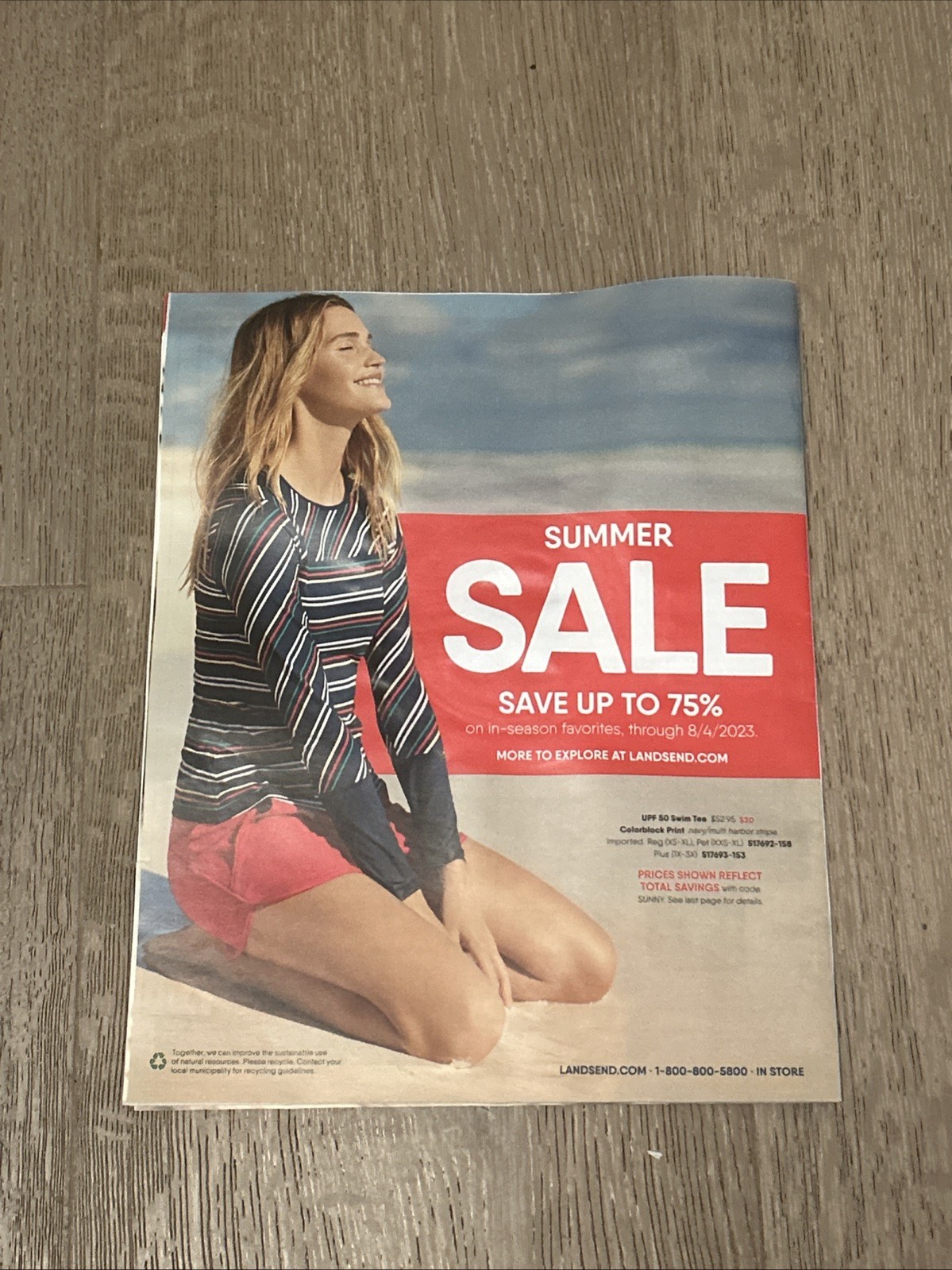 LANDS&rsquo; END Summer Sale Fashion CATALOG Summer 2023 – 47 Pages