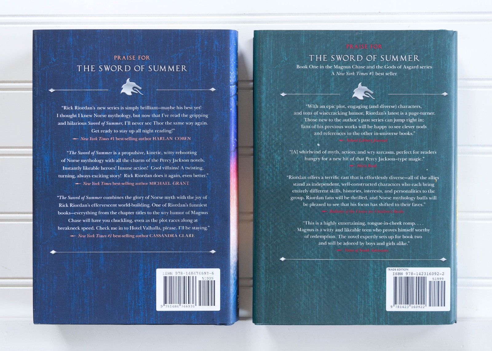 Rick Riordan MAGNUS CHASE Complete Series Lot of 3 Set 1st/1st HARDCOVER Books