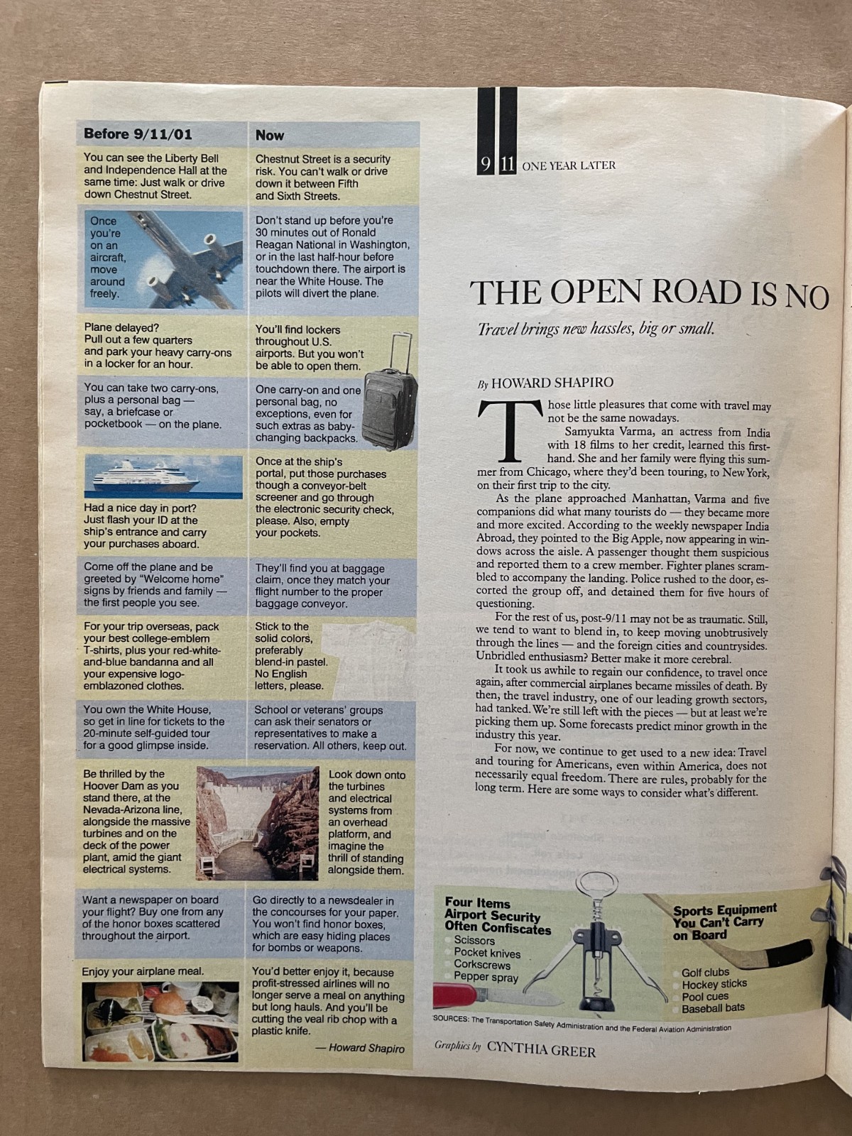 “9.11 One Year Later” 9-11-2001 Philadelphia Inquirer Magazine 47 pages 9/8/2002