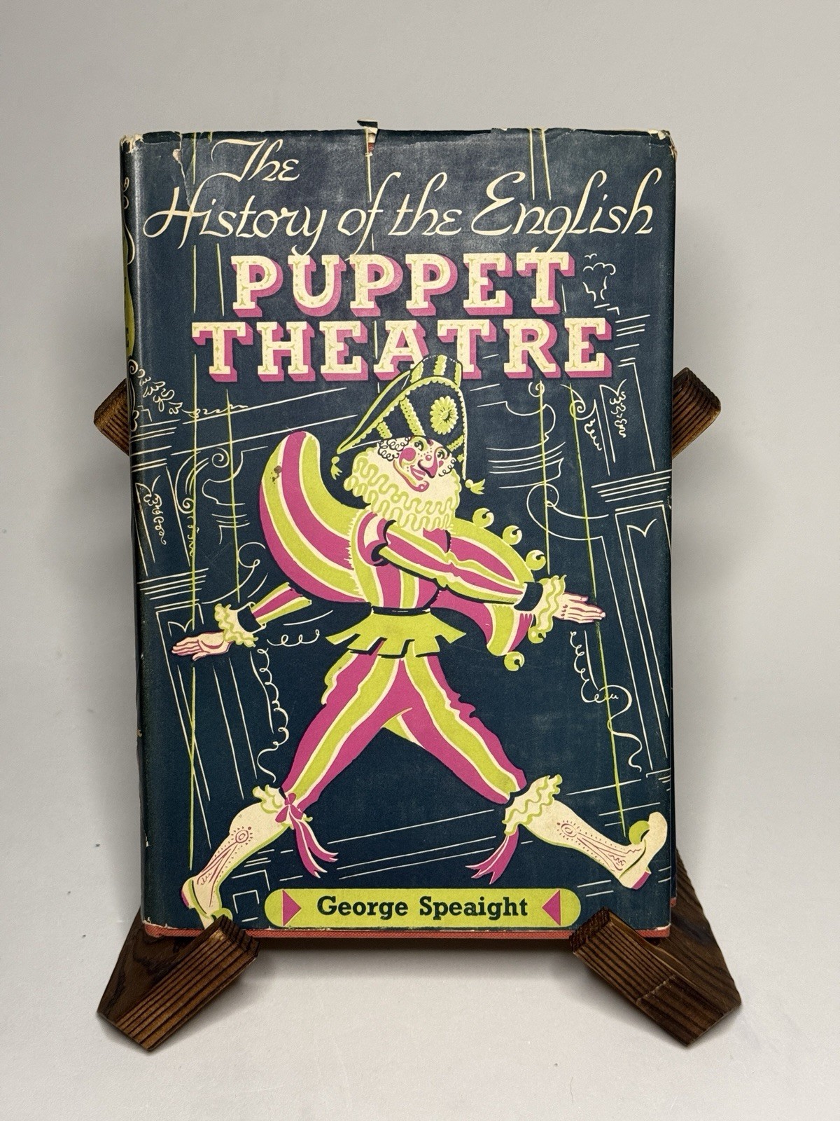 History of the English Puppet Theatre w/ Dust Jacket – George Speaight