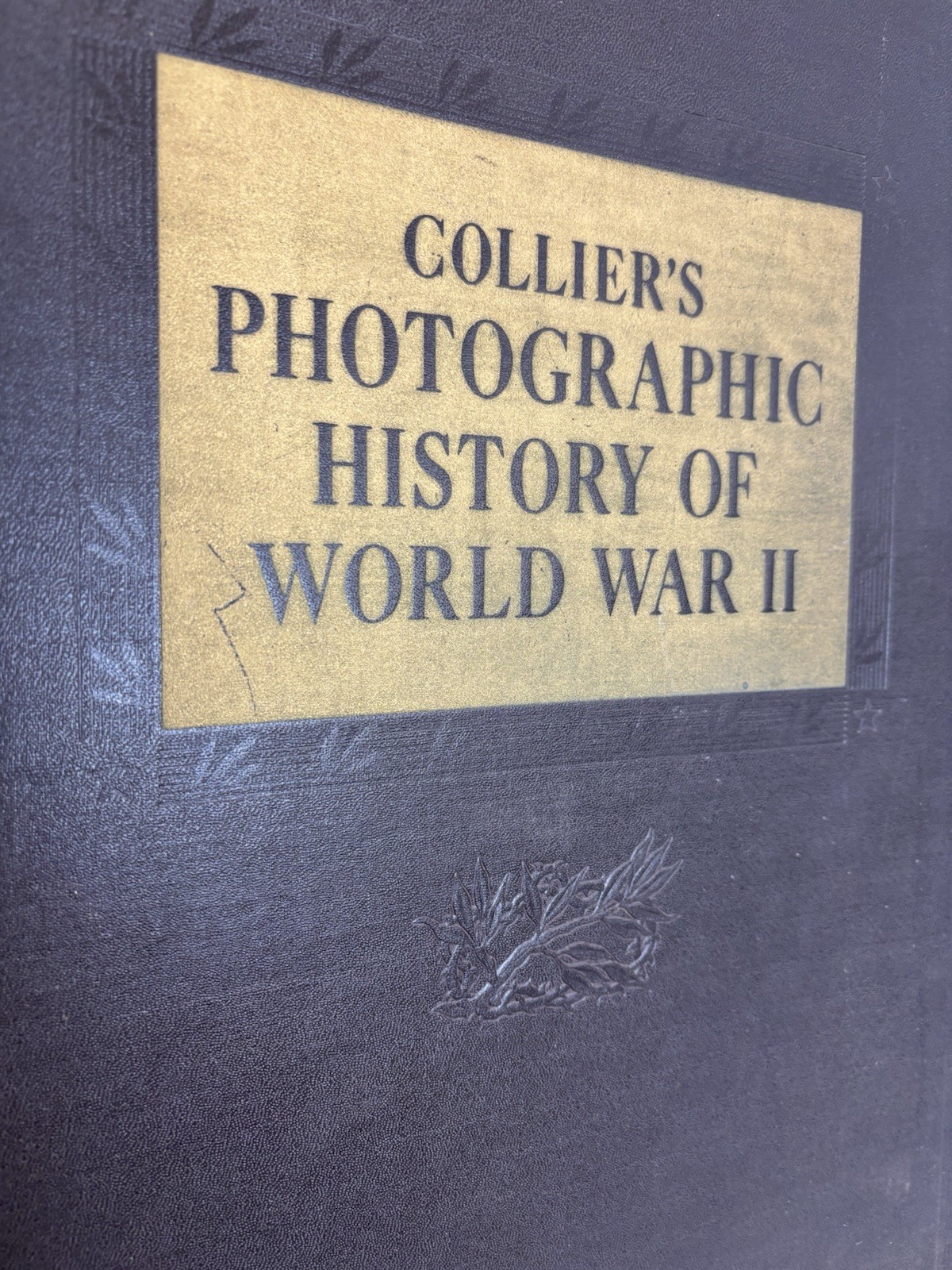 Collier&rsquo;s Photographic History of World War II Hardcover 1946 272 pages WWII C6