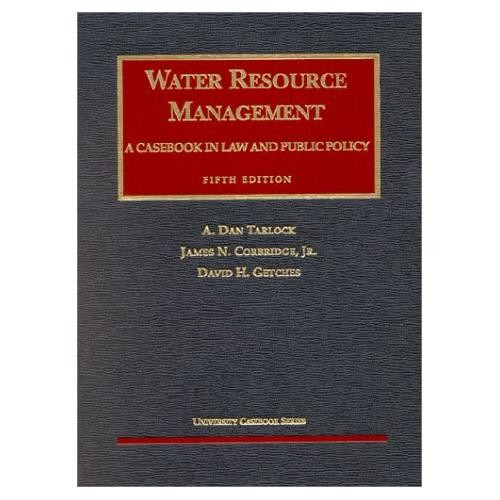 Water Resource Management by Benson