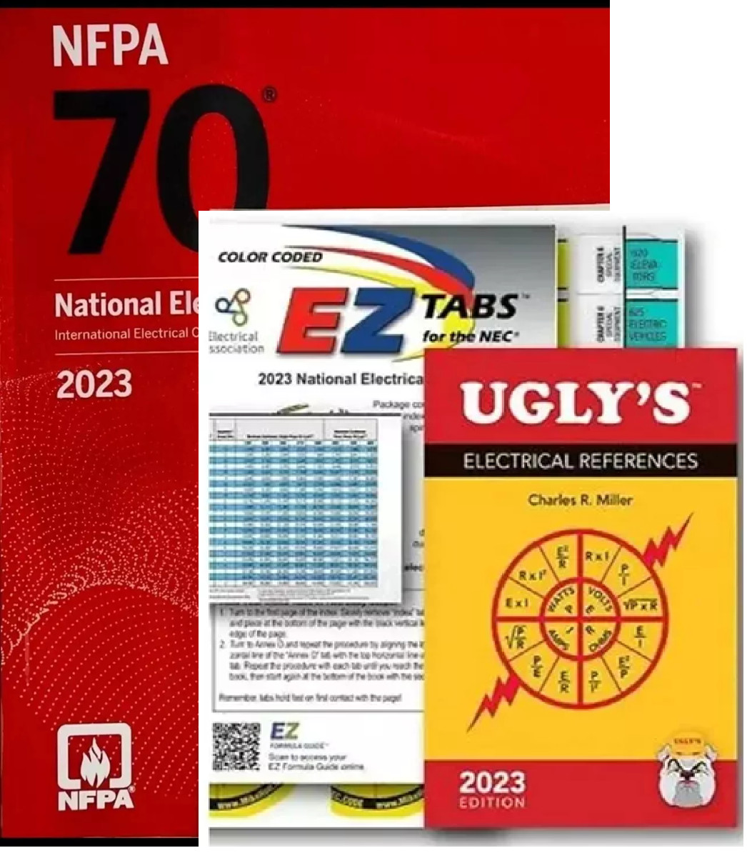 NFPA 70 2023 NEC Code Book nfpa PB + Ugly&rsquo;s Electrical Ref Spiral + EZ New Stock