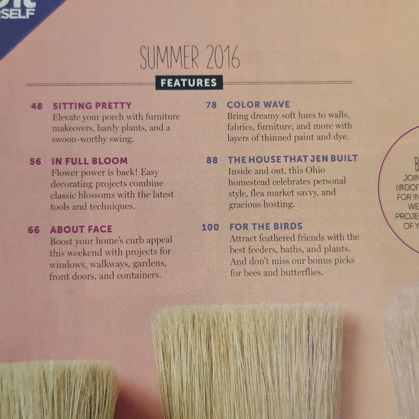Do It Yourself Magazine Summer 2016 BHG Specials 32 Outdoor Projects Home Decor