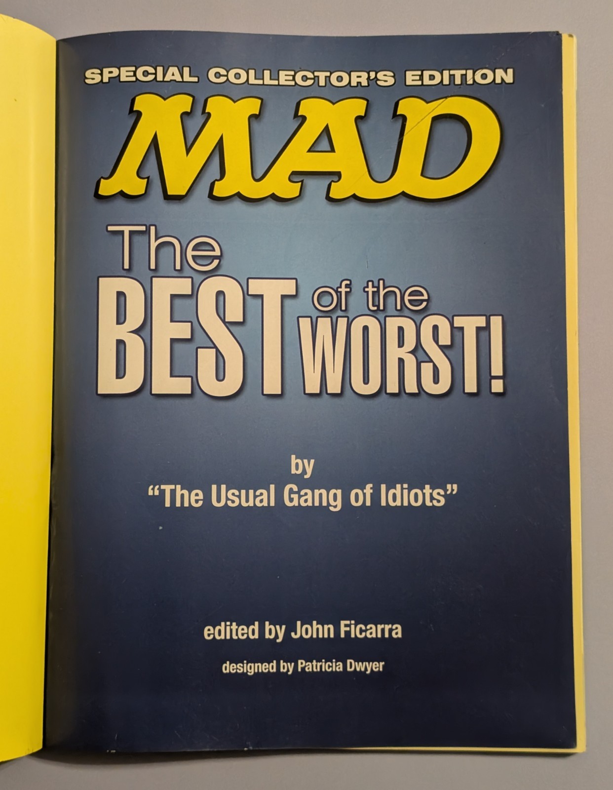 MAD Magazine The Best Of The Worst Special Collector&rsquo;s Ed. Reissue March 2024