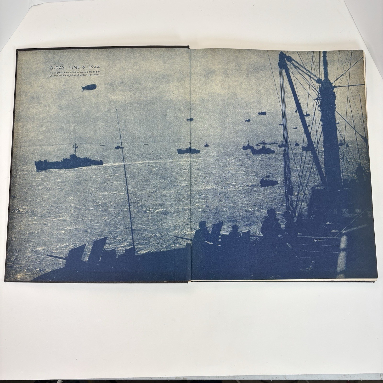 Collier&rsquo;s Photographic History of World War II Hardcover 1946 272 pages WWII C6
