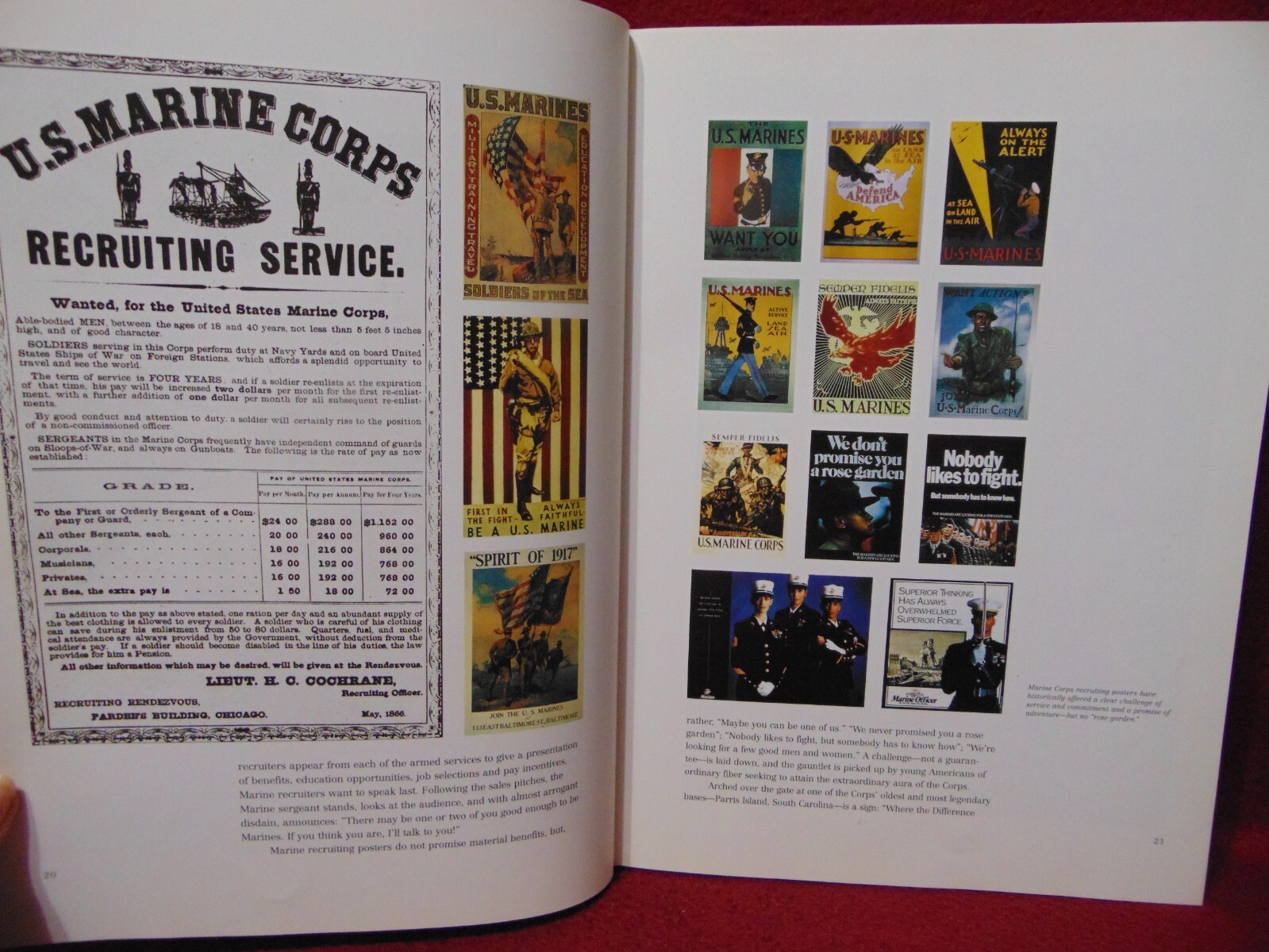 THE MARINES Marine Corps Heritage Foundation Cloth Cover (1998 HUGE HB)