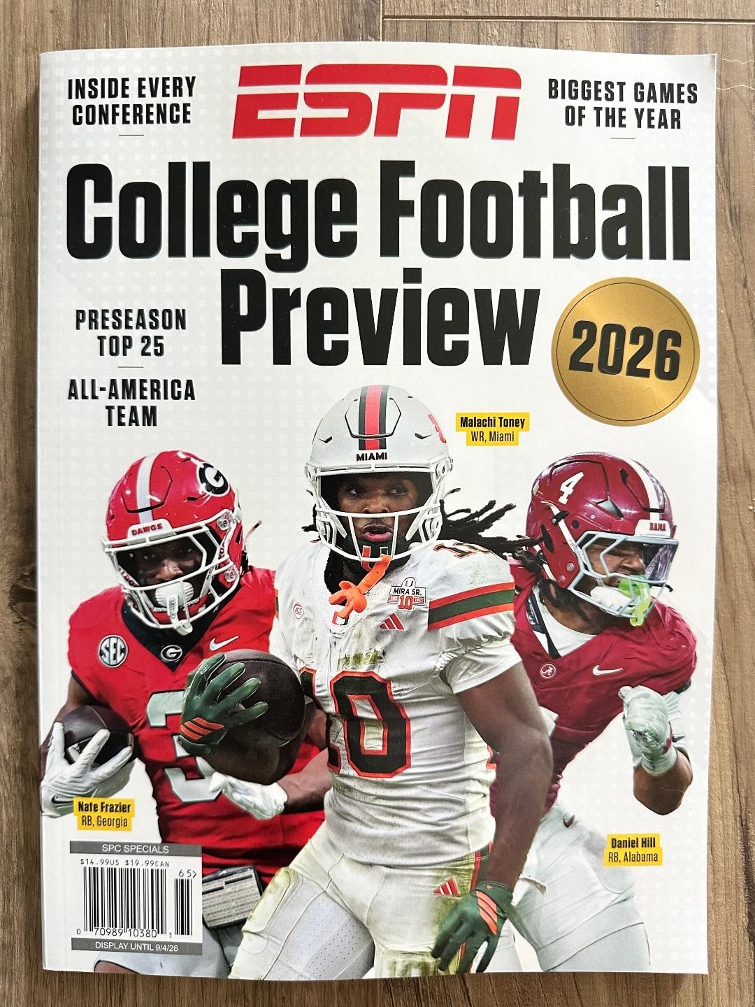2026 ESPN COLLEGE FOOTBALL PREVIEW Inside Every Conference SPECIAL EDITION Miami