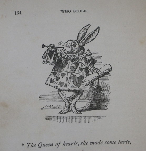Scarce Antique Alice&rsquo;s Adventures in Wonderland, Illust John Tenniel, 1893
