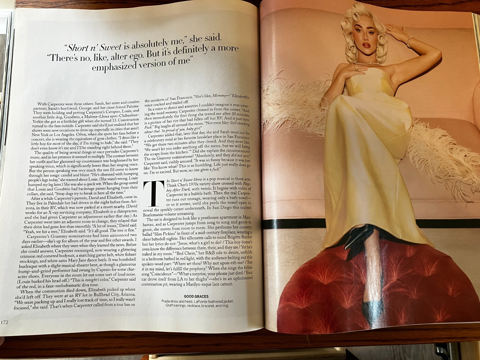 Sabrina Carpenter Vogue Magazine US March 2025 Volume 235 Issue 3