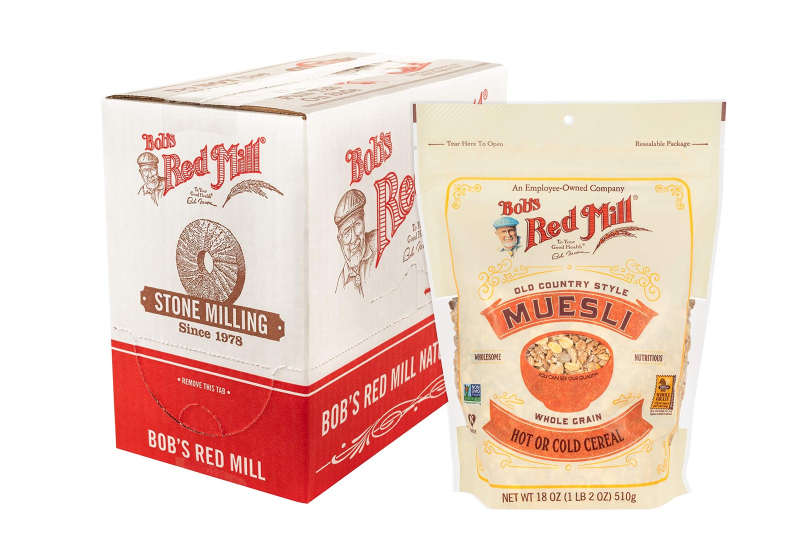 Bob&rsquo;s Red Mill Old Country Style Muesli 18oz (4 Pack)