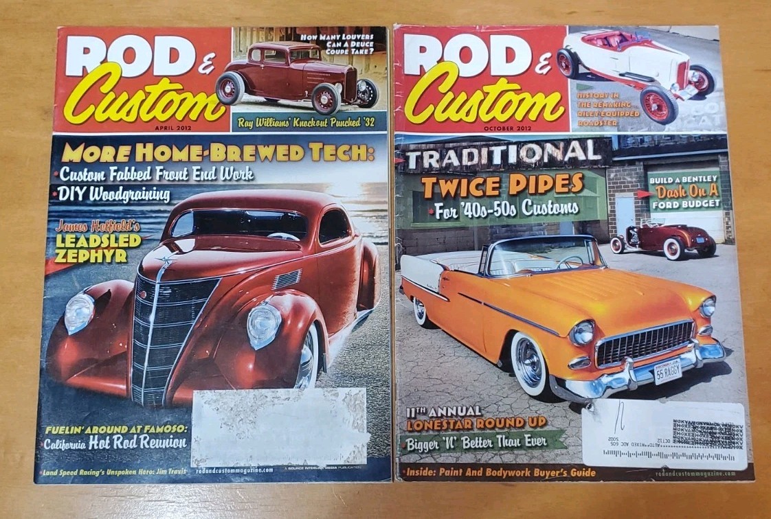 Rod & Custom Magazine Mixed Lot Of 32 From 1995-2004-05-06-07-09-10-11-12-13-14