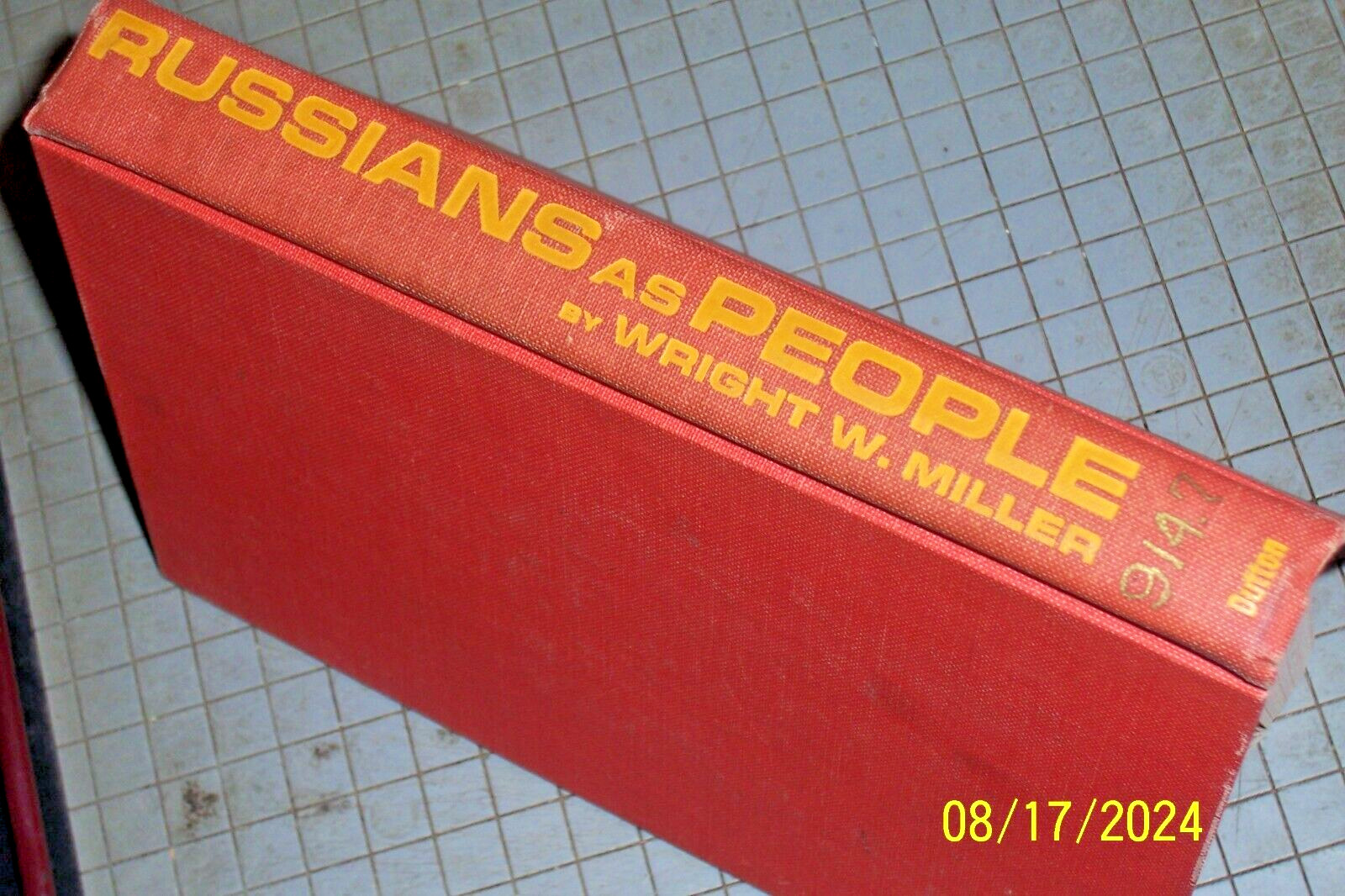 Vintage 1961 Russians As People Wright W. Miller Hardcover Exlibrary 205 pages