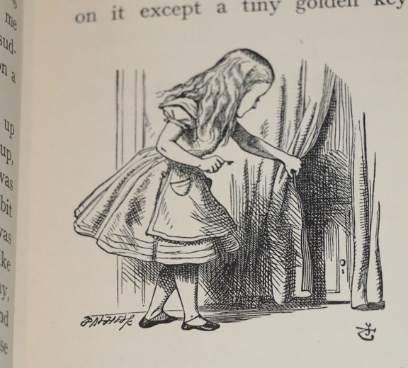Vintage Alice&rsquo;s Adventures in Wonderland, Illustrated by John Tenniel, 1953
